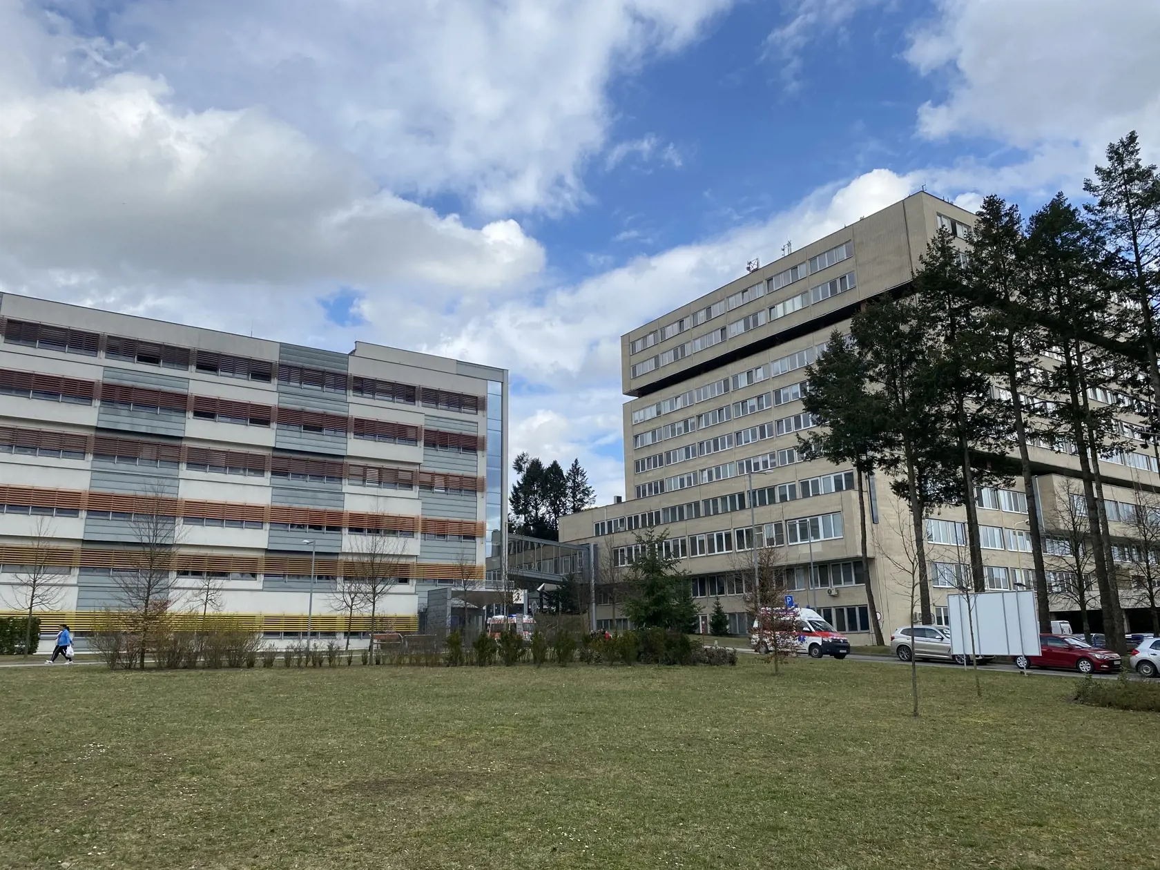 Prešovská nemocnica - internistický a chirurgický monoblok.