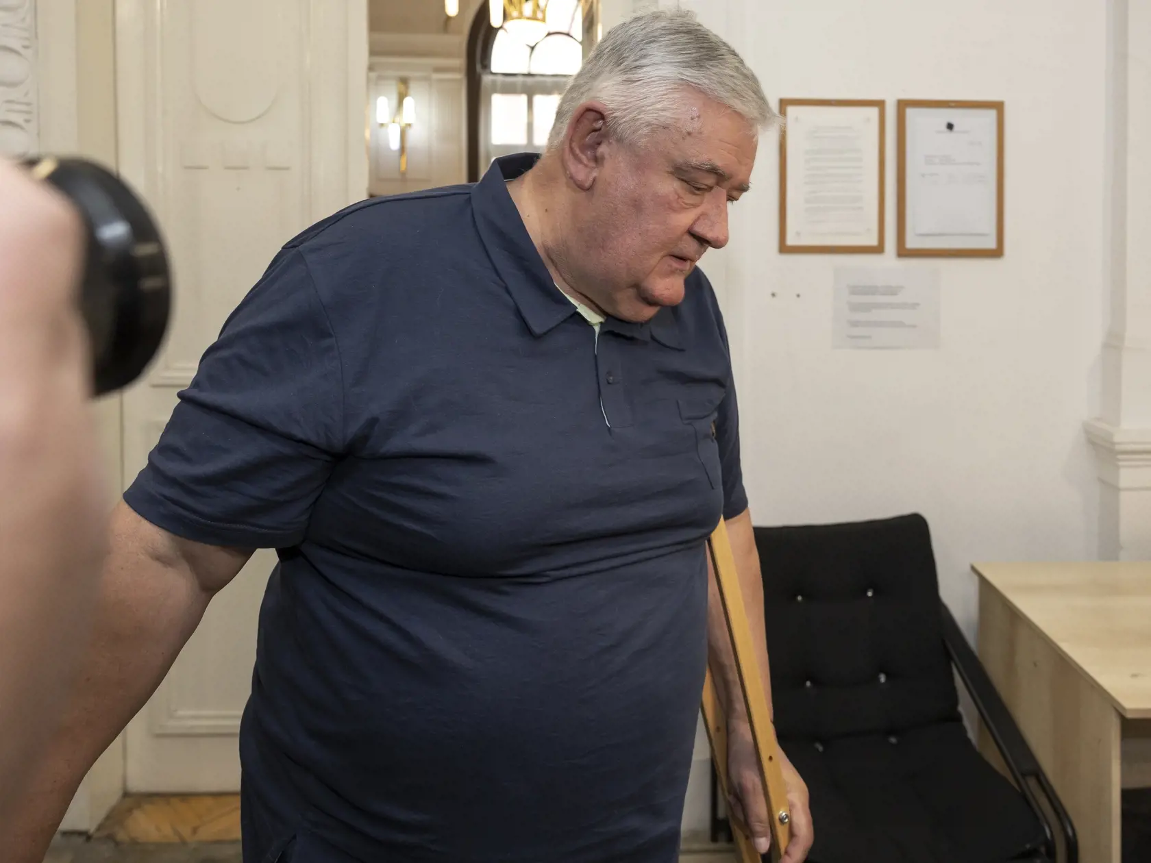 Súdne pojednávanie na špecializovanom trestnom súde v Banskej Bysterici s Jánom Slotom vo zločinu príjmania úplatku formou pomoci. 