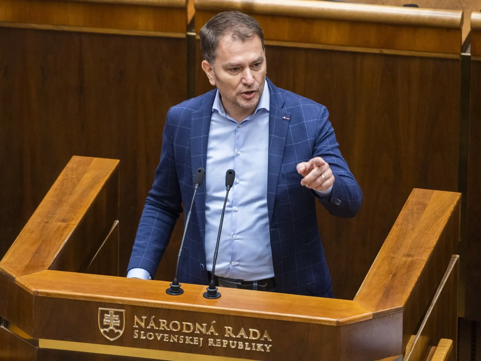 Na snímke podpredseda vlády a minister financií SR Igor Matovič (OĽANO) počas 78. schôdze NRSR v Bratislave v stredu 30. novembra 2022. FOTO TASR - Jaroslav Novák