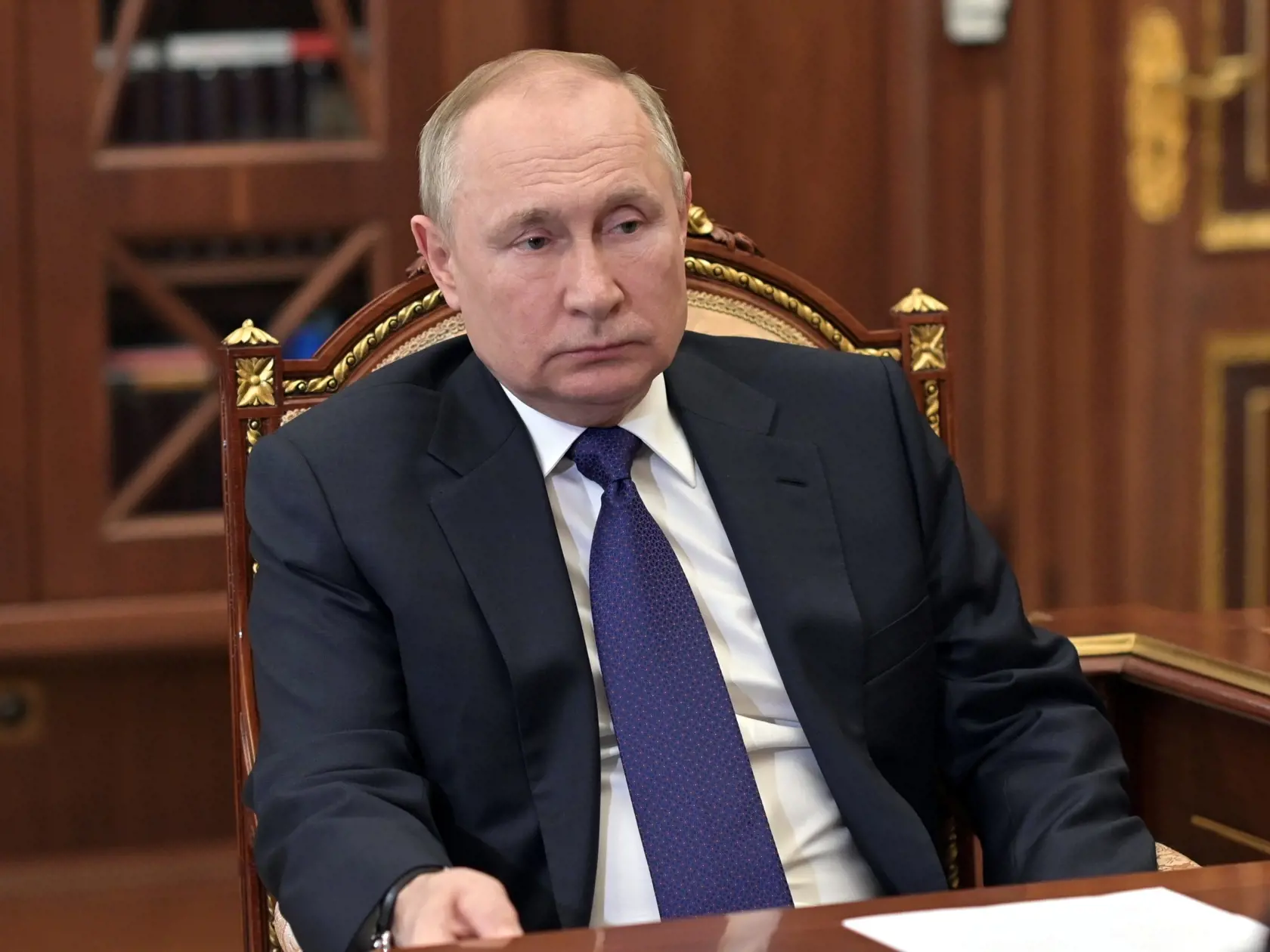Na snímke ruský prezident Vladimir Putin