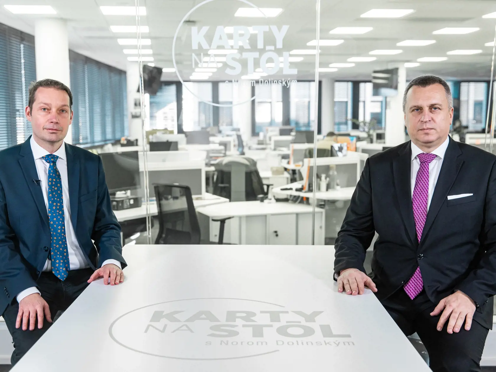 Diskusná relácia "Karty na stôl", ktorej hosťom bol Andrej Danko.