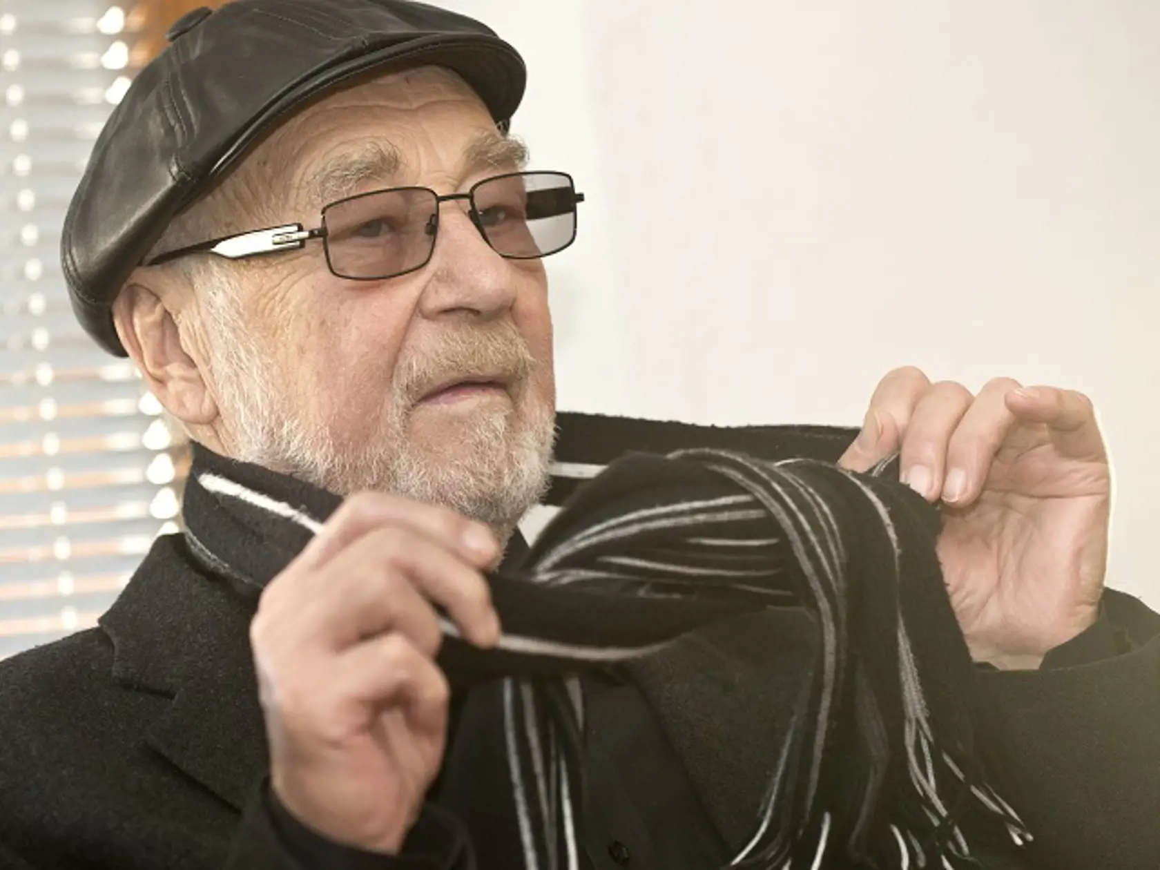 Na snímke herec Leopold Haverl počas prezentácie televízneho seriálu TV JOJ s názvom "Divoké kone" v Bratislave 11. decembra 2014. FOTO TASR - Martin Baumann