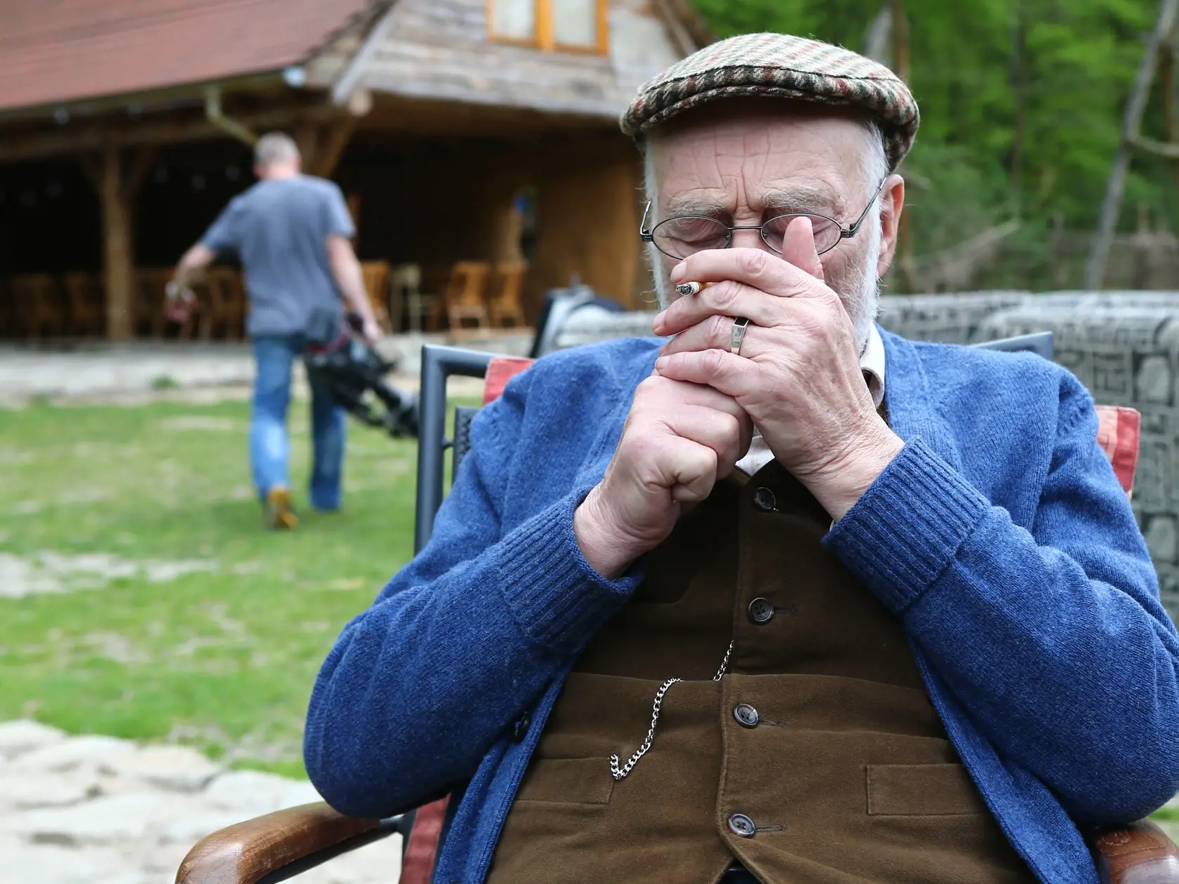 Ľudia: Leopold Haverl. Rozhovor so slovenským hercom Leopoldom Haverlom počas nakrúcania televízneho seriálu Divoké kone z dielne TV JOJ.
