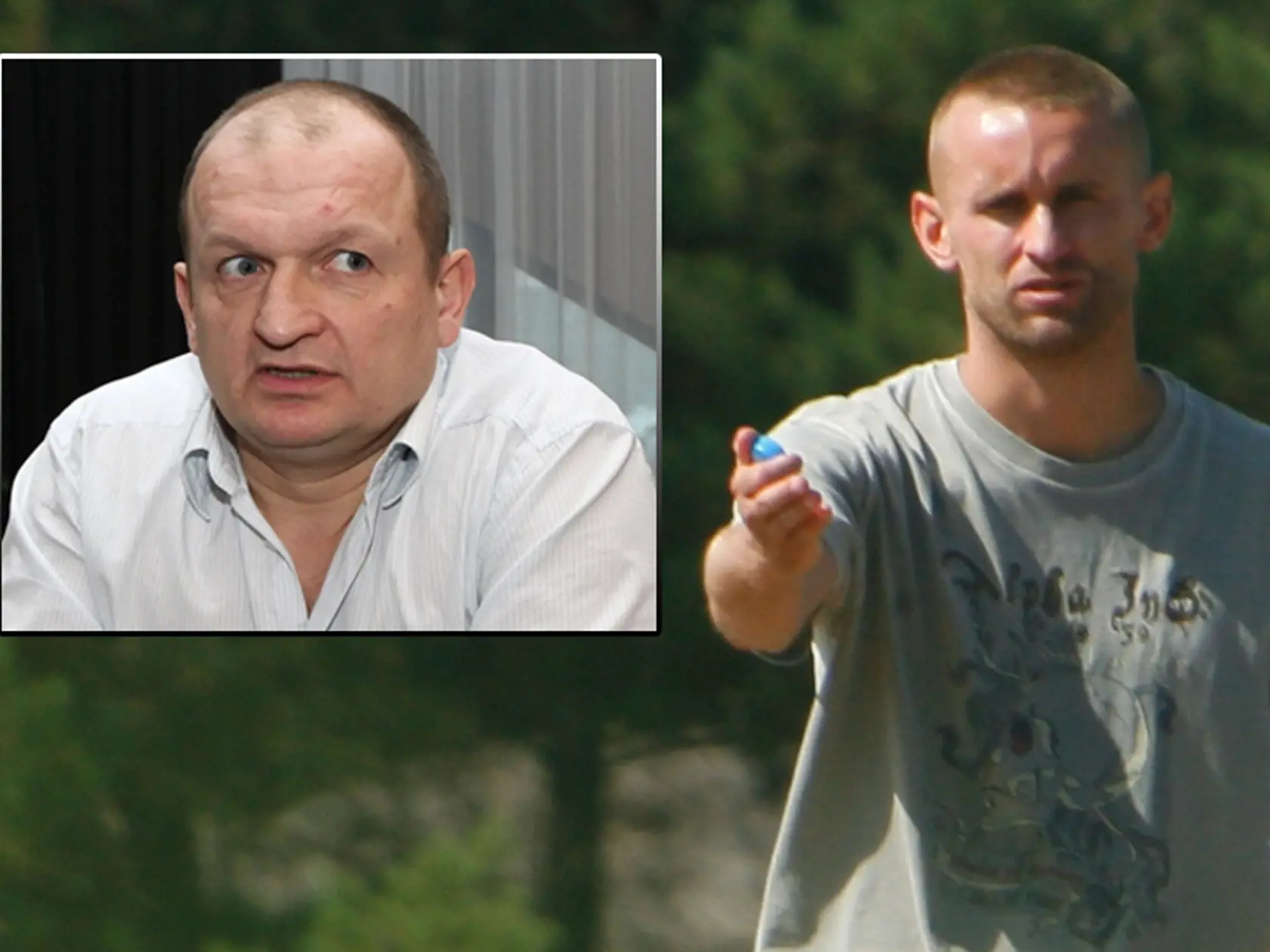 Juraj Ondrejčák (vpravo) : Je známy pod
prezývkou Piťo a je považovaný
za šéfa skupiny piťovcov. Michal Hrbáček (vľavo): Jeho poprava mala
byť urobená teatrálnym spôsobom.