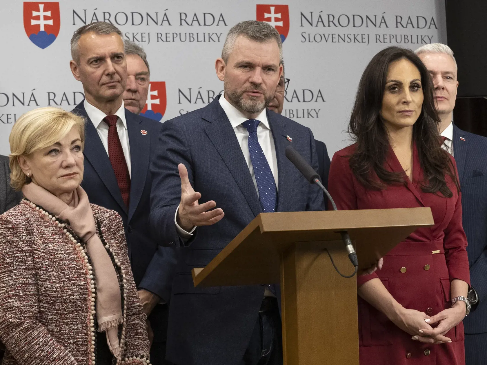 78. schôdza Národnej rady Slovenskej republiky počas ktorej sa poslanci rozhodujú o Peter Pellegrini.