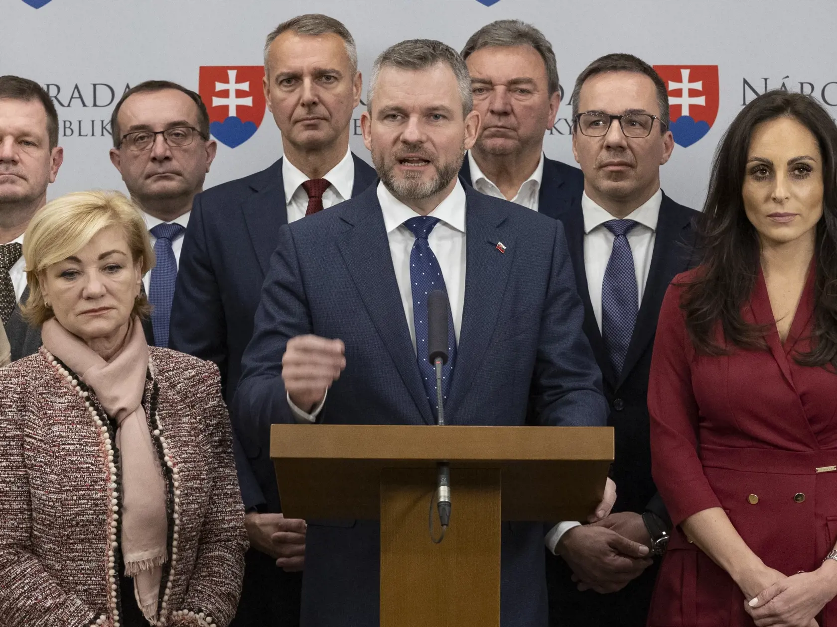 78. schôdza Národnej rady Slovenskej republiky počas ktorej sa poslanci rozhodujú o Peter Pellegrini.
