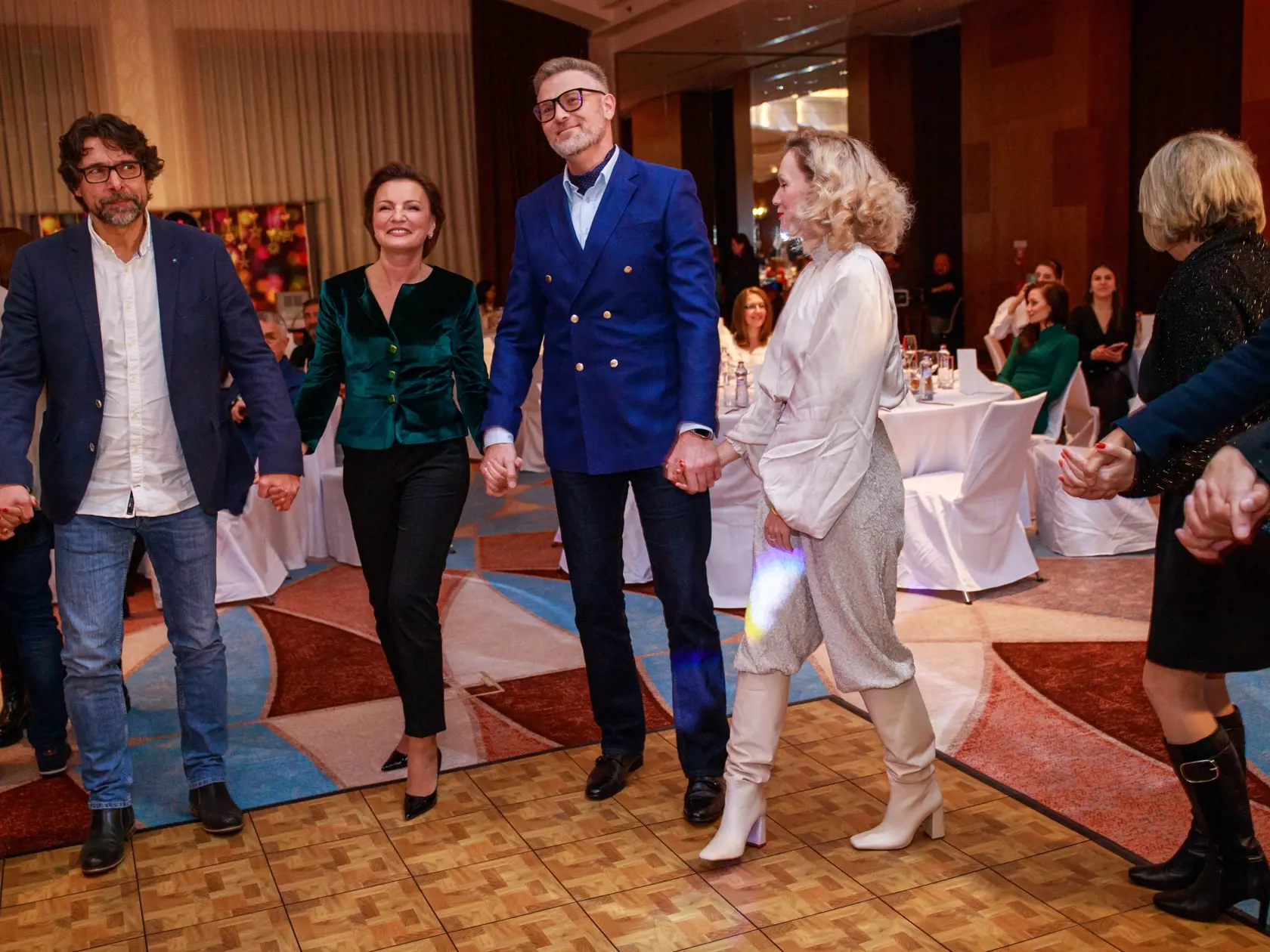Vianočná párty televízie ta3. O zábavu núdza rozhodne nebola.
