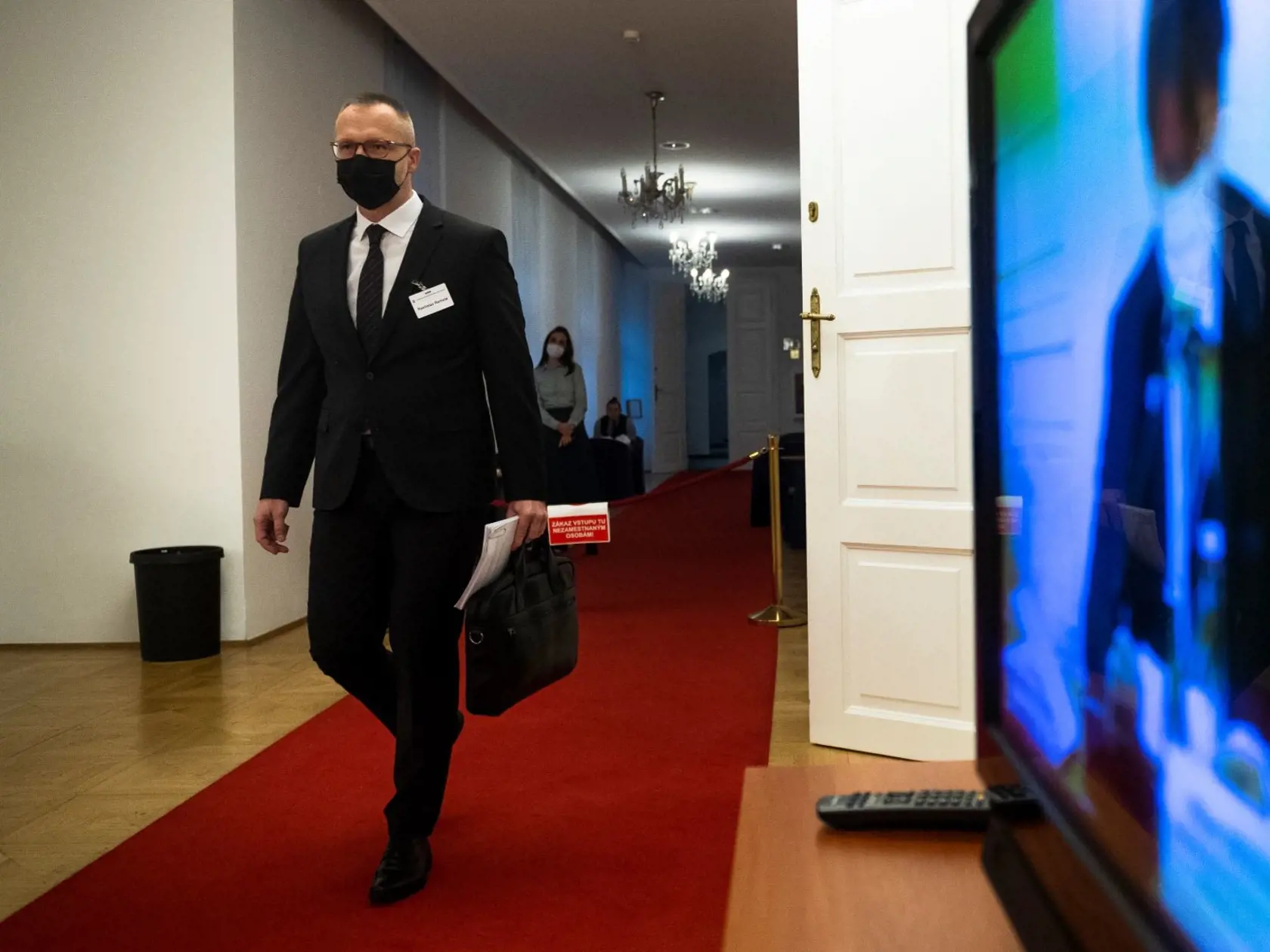 Exkandidát na generálneho prokurátora Rastislav Remeta po vypočutí počas schôdze Ústavnoprávneho výboru NR SR, ktorý vypočúva kandidátov na generálneho prokurátora SR v Bratislave 20. novembra 2020.