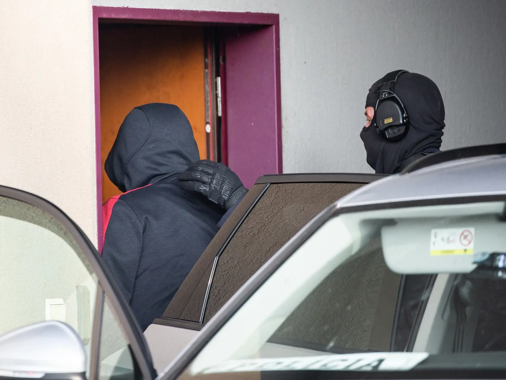 Príchod obvinených v kauze "Očistec" na Špecializovaný trestný súd v Pezinku. Na snímke Tibor Gašpar. 