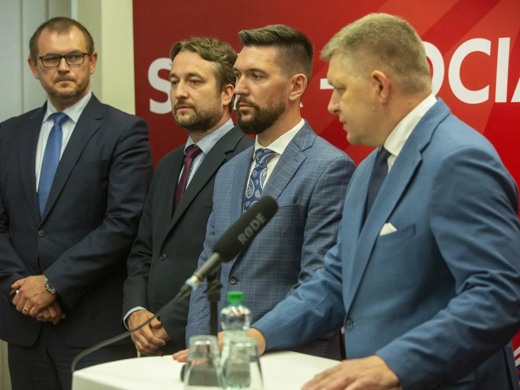Predseda strany SMER-SD Robert Fico
