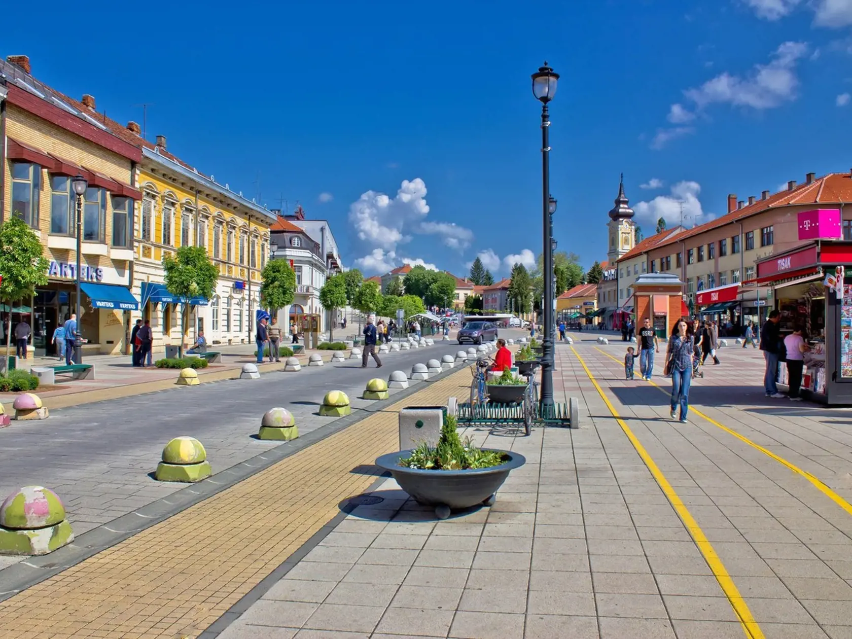 Chorvátske mesto Daruvar leží asi 130 km východne od Záhrebu.