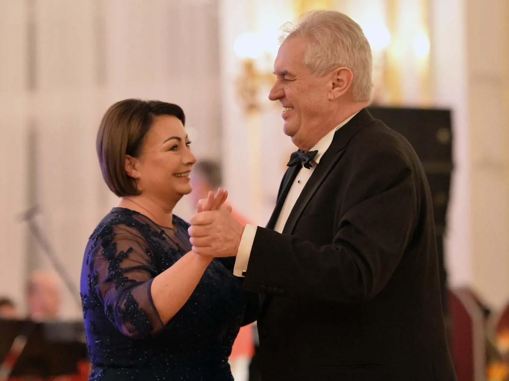 Takto to seklo prezidentskému páru.