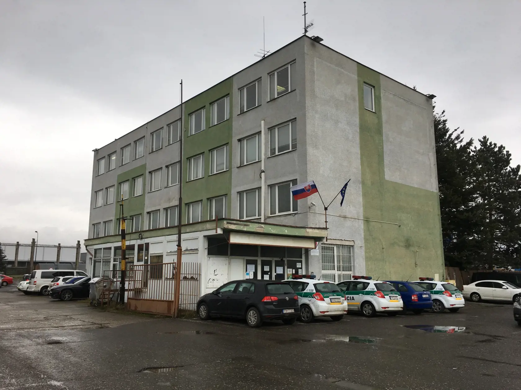 Pracovisko Hraničnej a cudzineckej polície v Prešove, v časti Širpo.