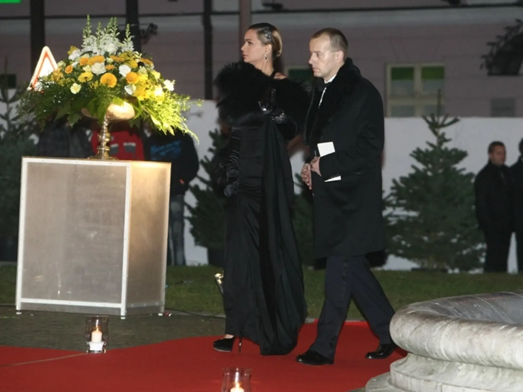 Ples v opere 2014: Podnikateľ Boris Kollár s partnerkou Andreou Heringhovou.