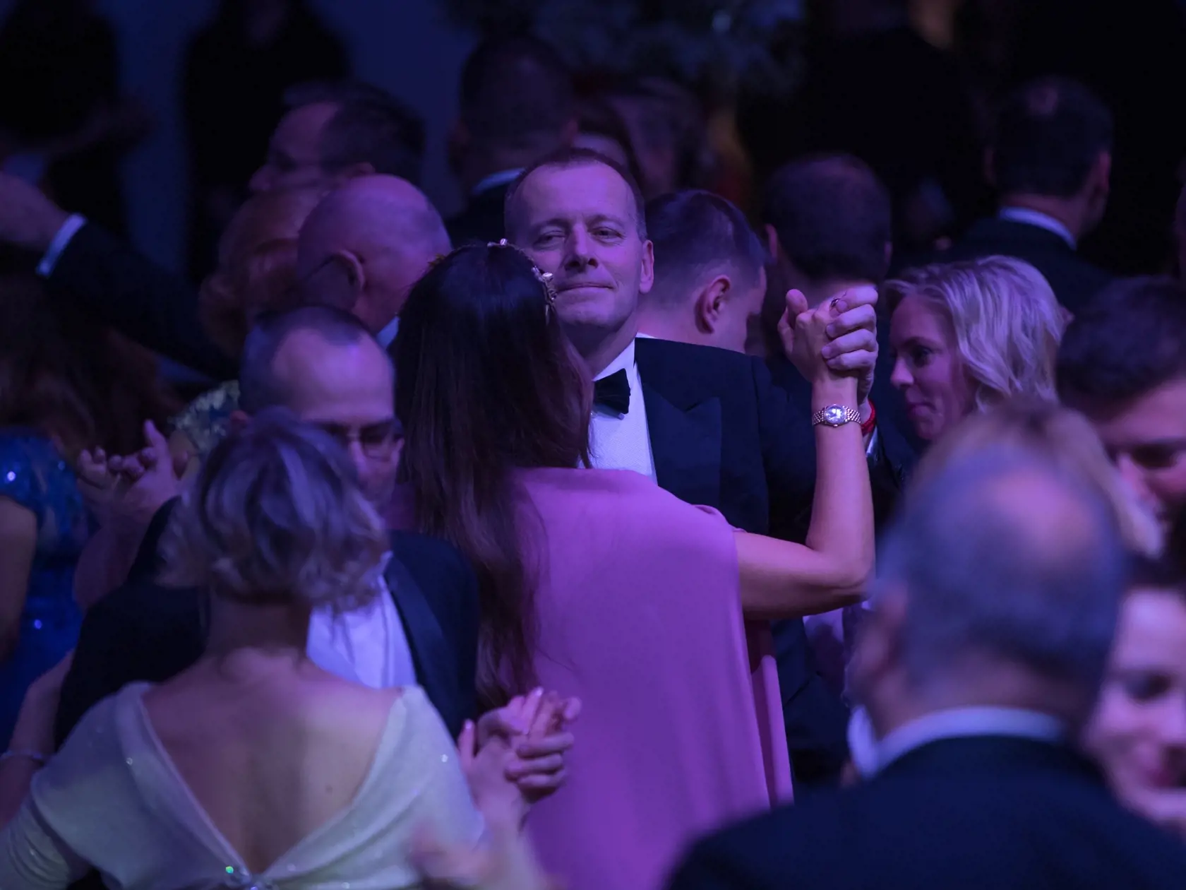 Bratislavský bál v budove Reduty. Na snímke je Andrea Heringhová a Boris Kollár