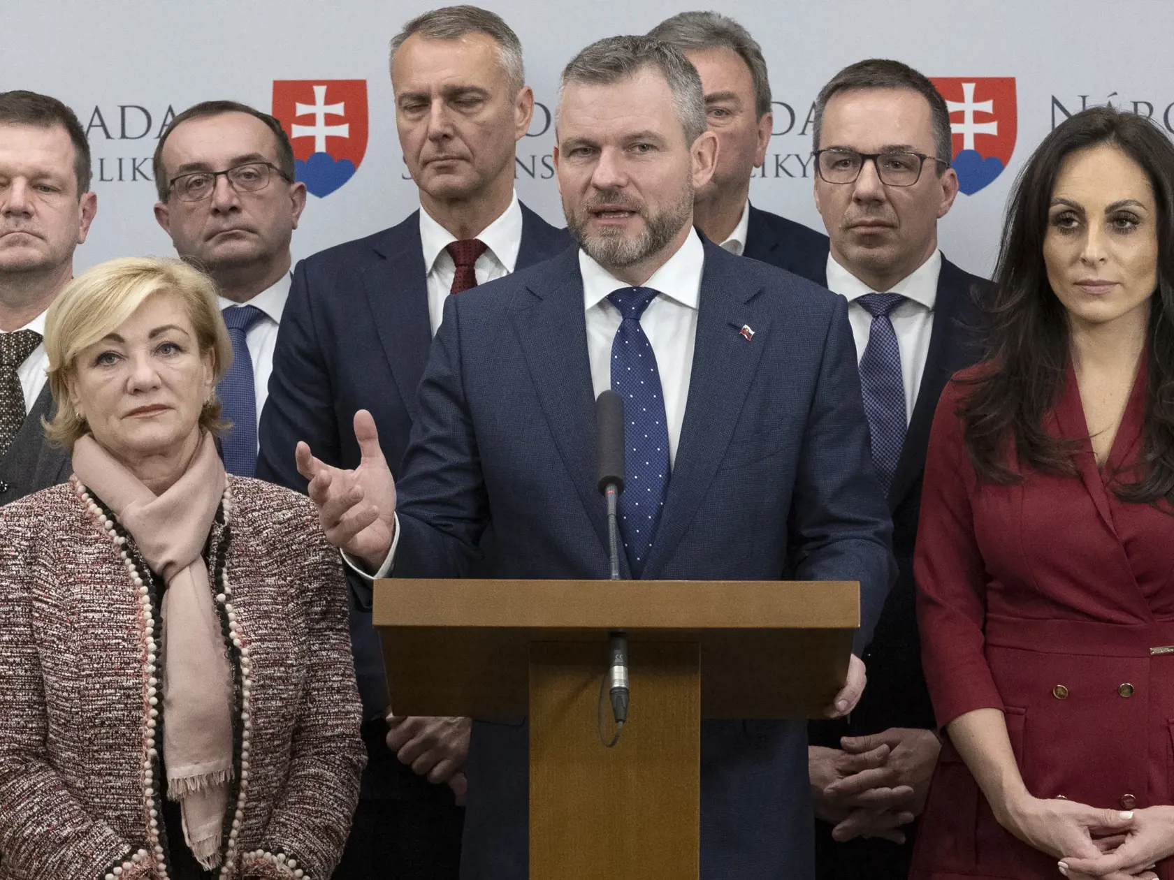 78. schôdza Národnej rady Slovenskej republiky počas ktorej sa poslanci rozhodujú o Peter Pellegrini.