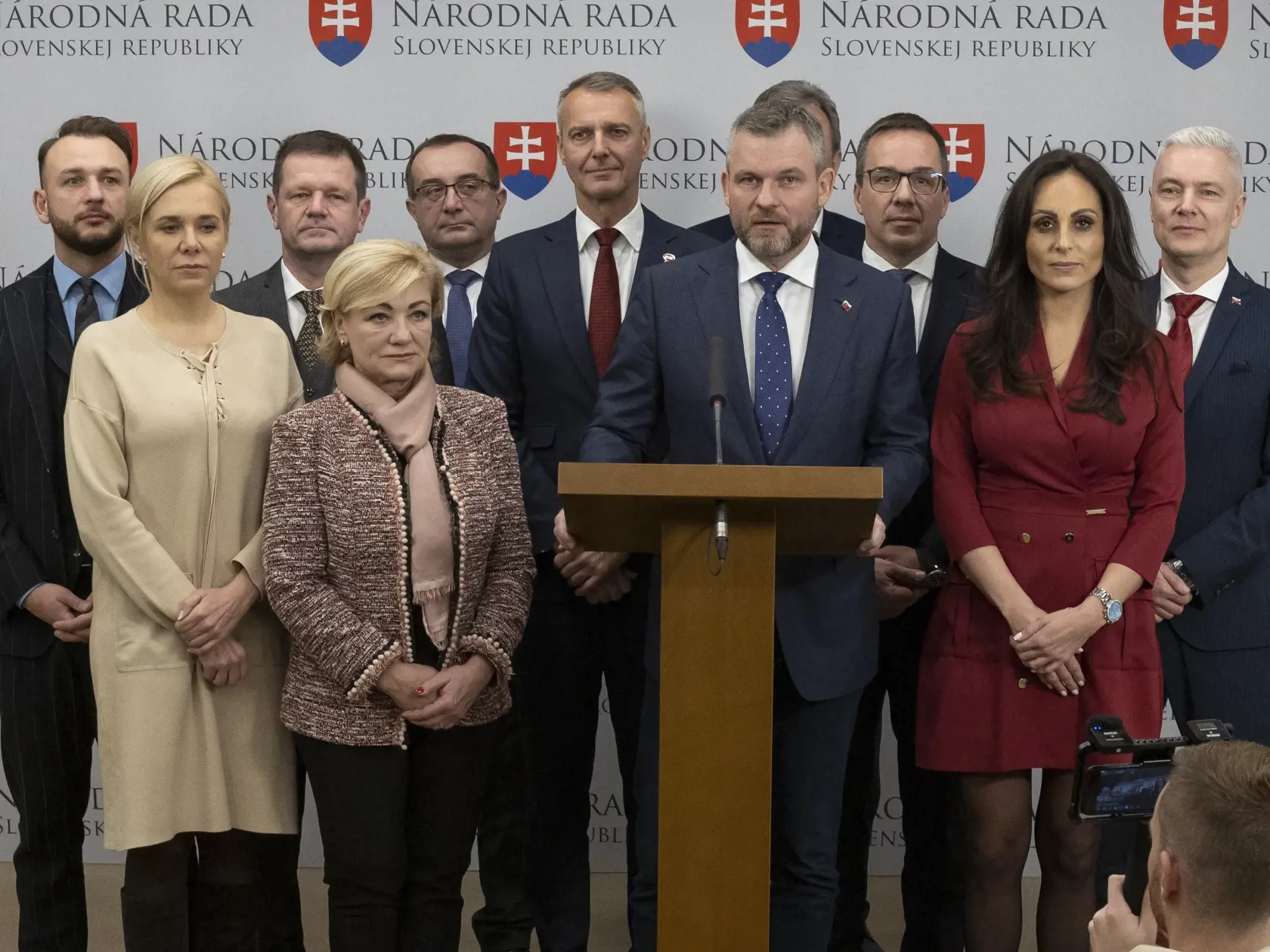 78. schôdza Národnej rady Slovenskej republiky počas ktorej sa poslanci rozhodujú o Peter Pellegrini.