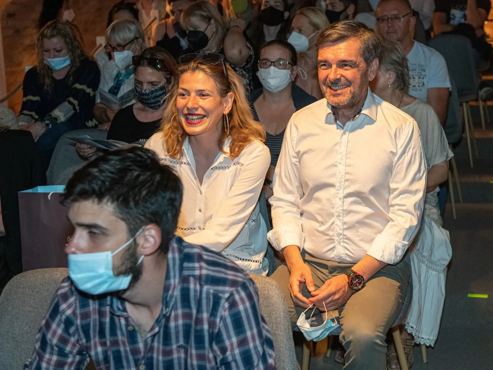 Peter Kočiš s partnerkou Mirkou.