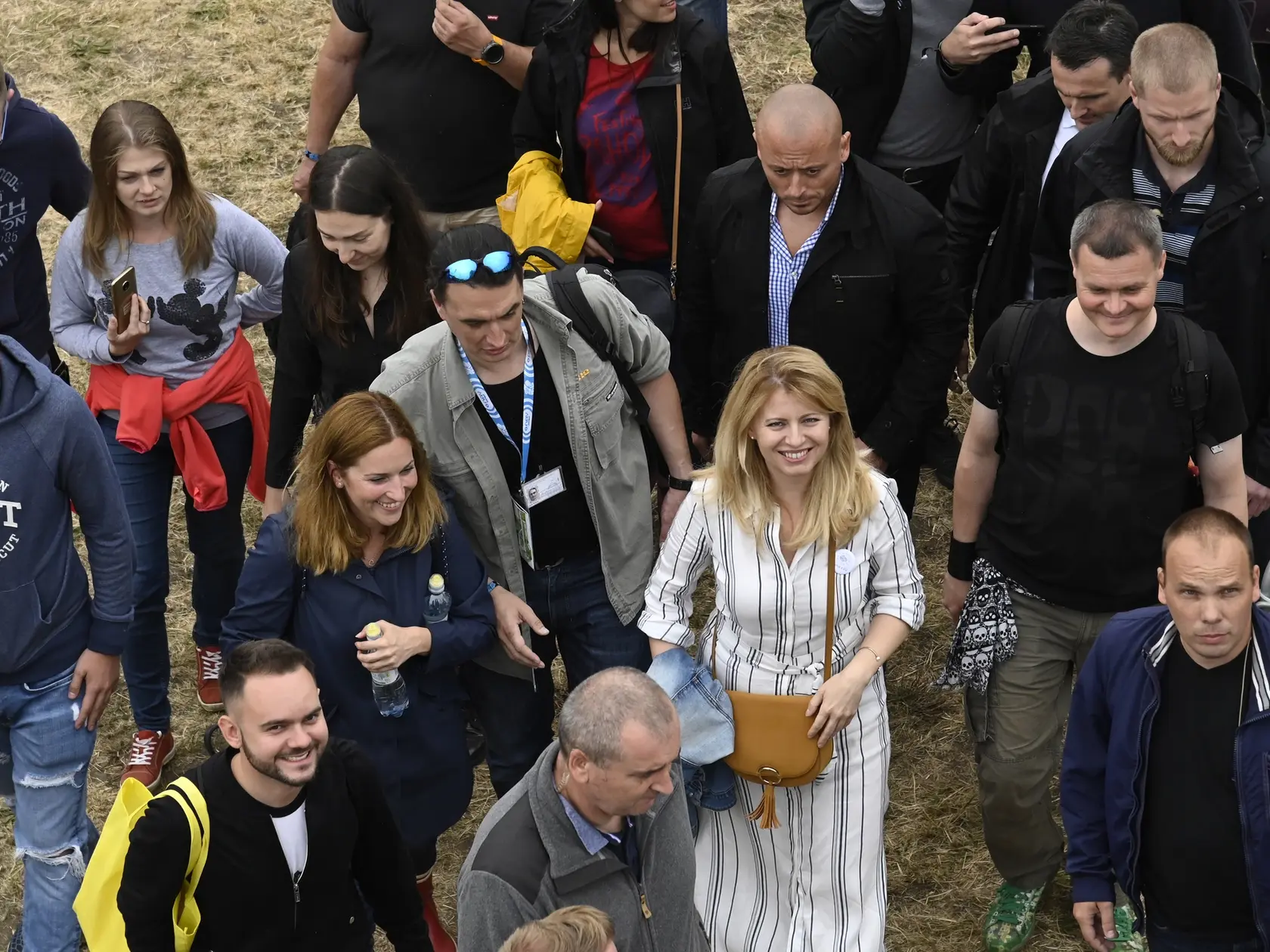 Prezidentka Zuzana Čaputová na festivale Pohoda. 
