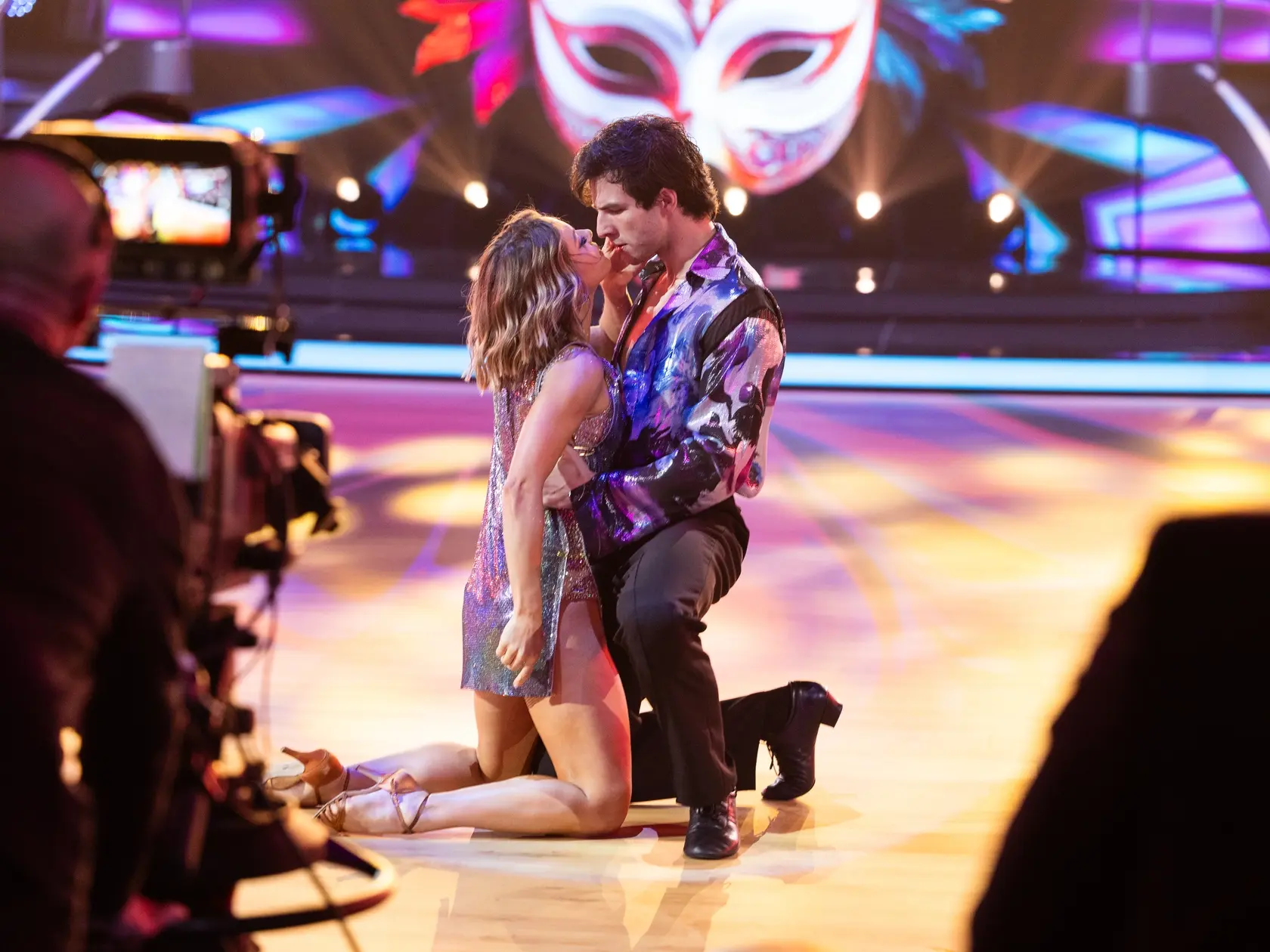 Na snímke Kristián Baran a Dominika Rošková počas šiesteho kola Let's dance 2025.