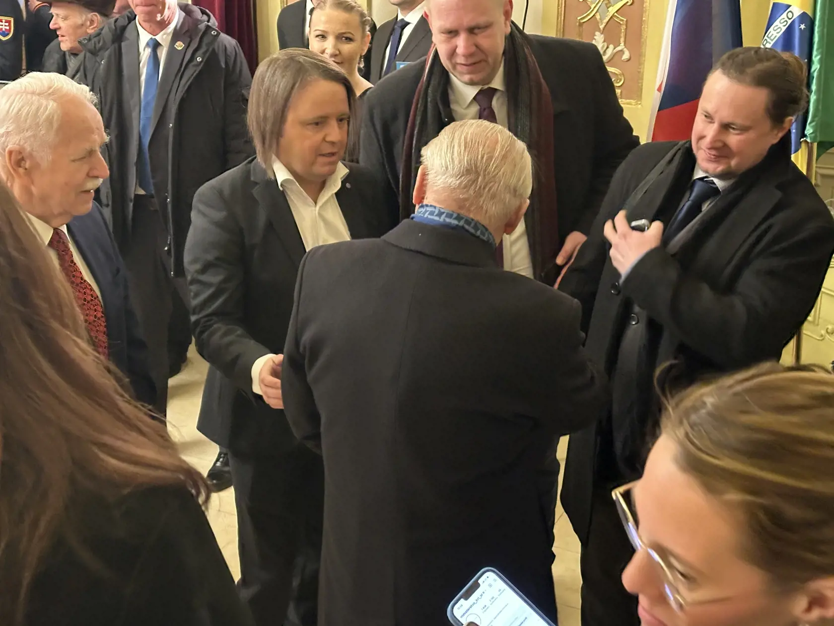 Tribula s prezidentom Schusterom.