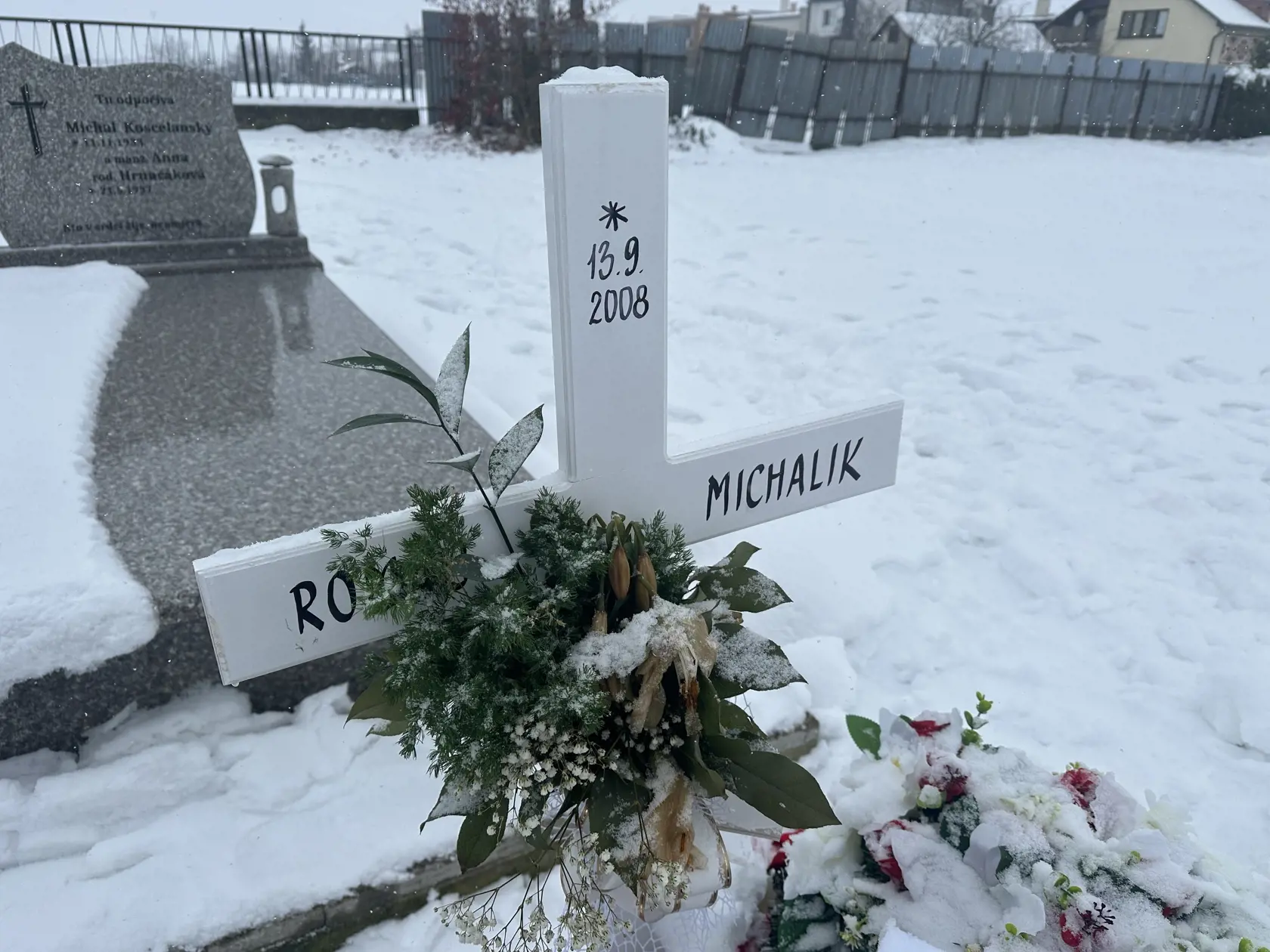 Hrob 15-ročného Romana z Parchovian.