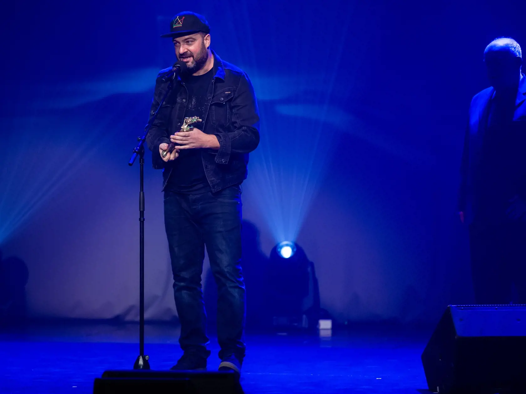 Galavečer odovzdávania Ceny SOZA 2019 v Mestskom divadle Pavla Országha Hviezdoslava v Bratislave. Na snímke Ivan Tásler.
