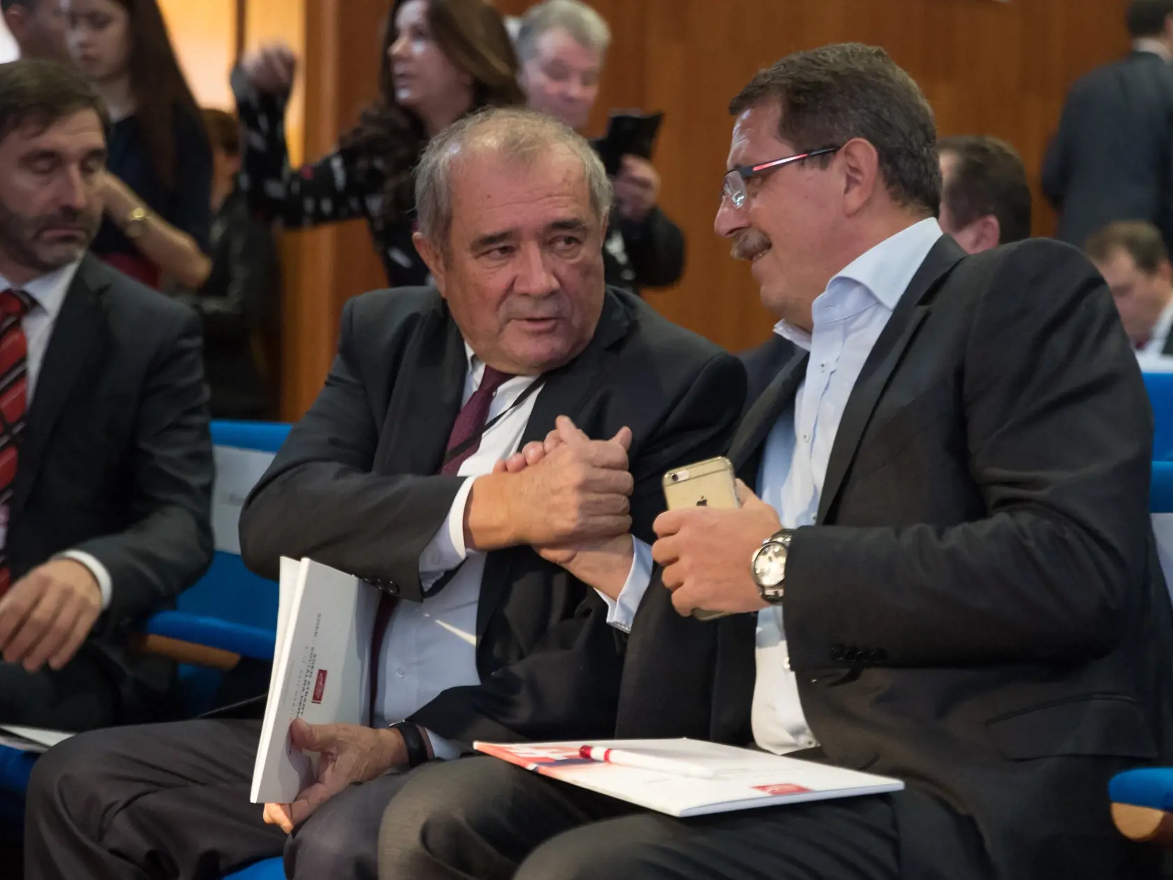Snem politickej strany Smer SD v Martine. Na snímke vpravo je Pavol Paška.