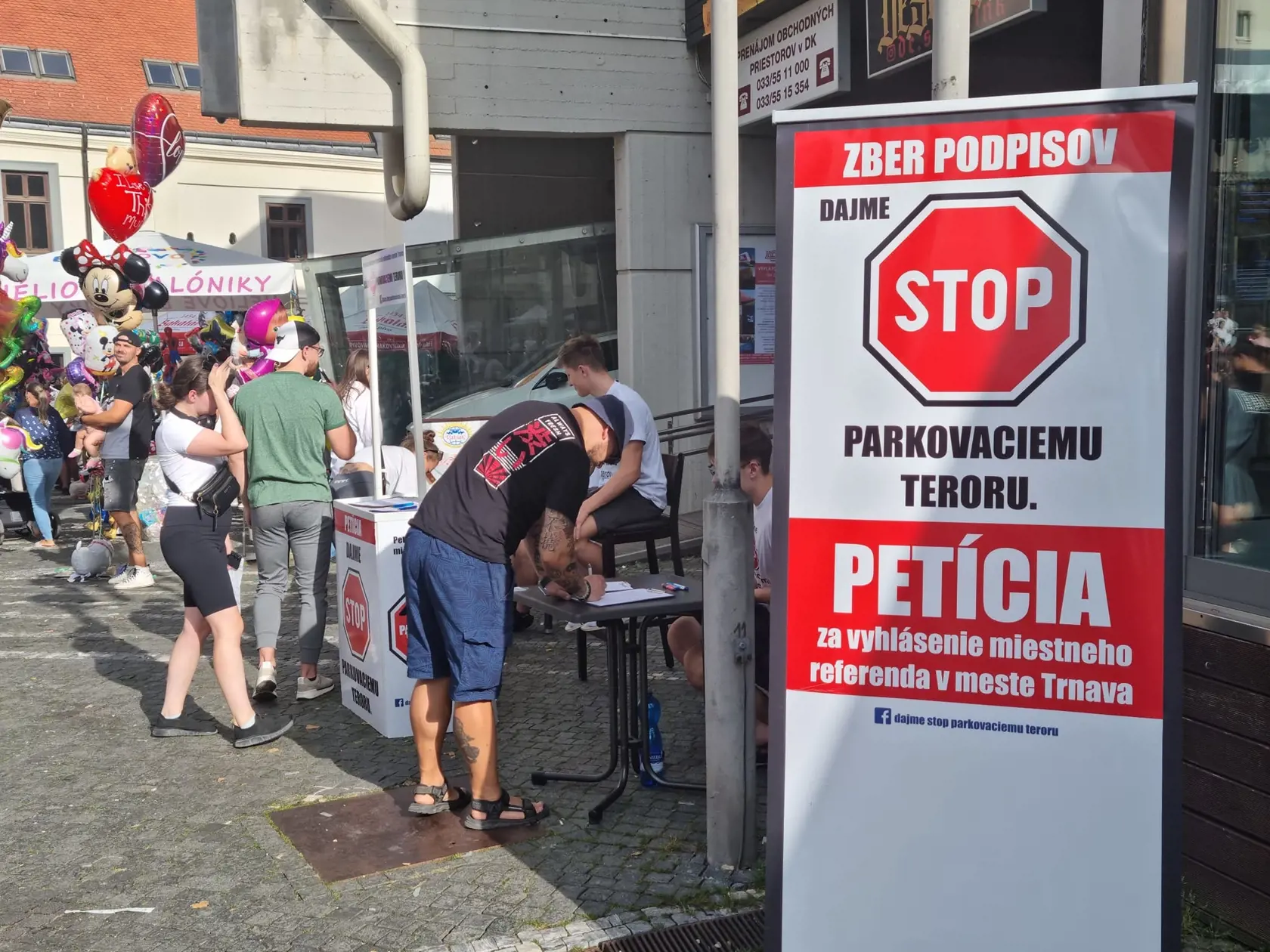 Petícia - Dajme STOP parkovaciemu teroru.