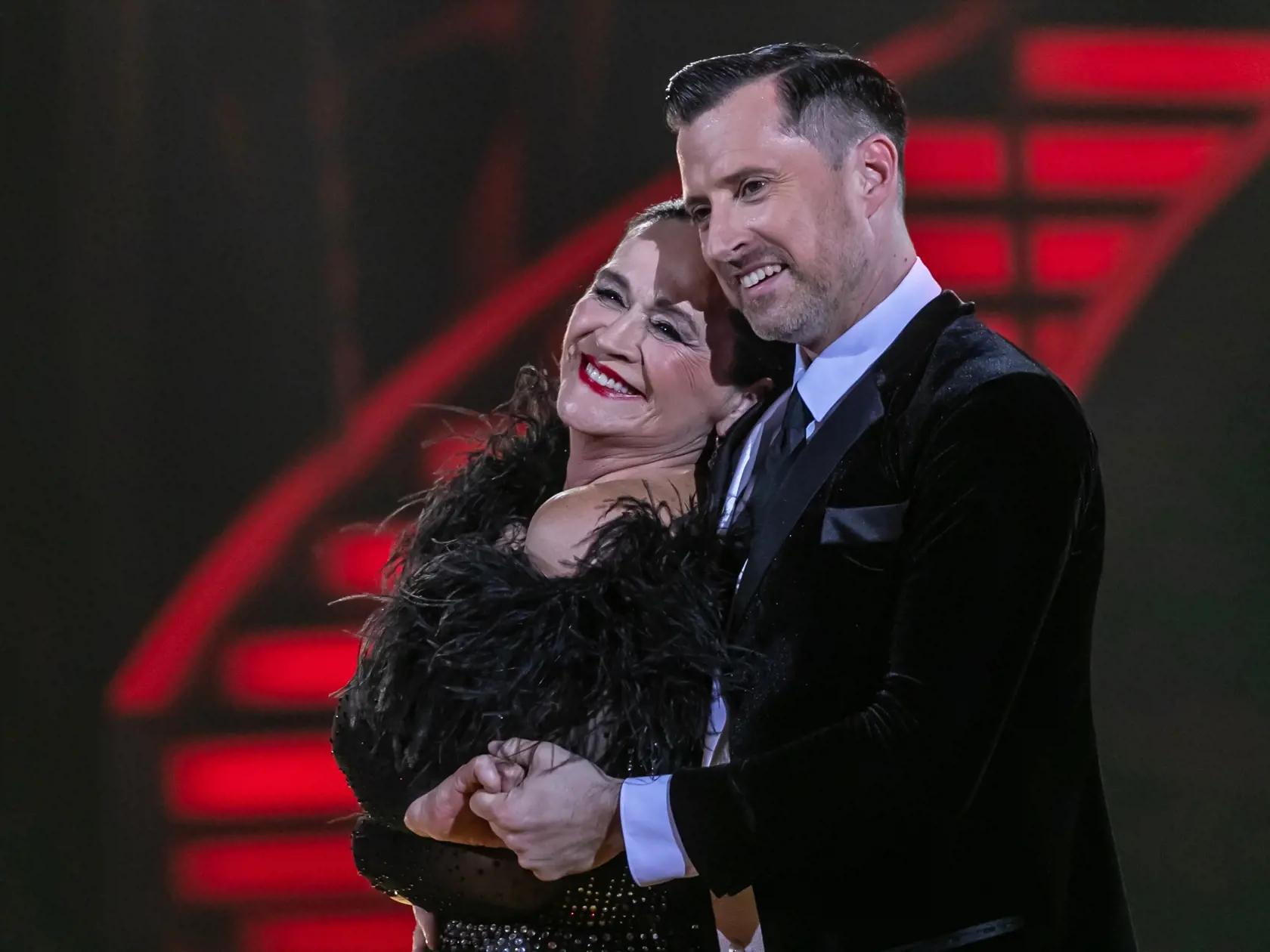 Prvé kolo Lets Dance 2024. Na snímke Hana Gregorová a Róbert Pavlík. 