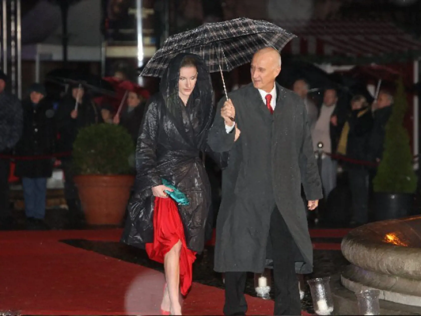 Adela Vinczeová prišla v minulosti na ples so svojím otcom Jozefom Banášom.