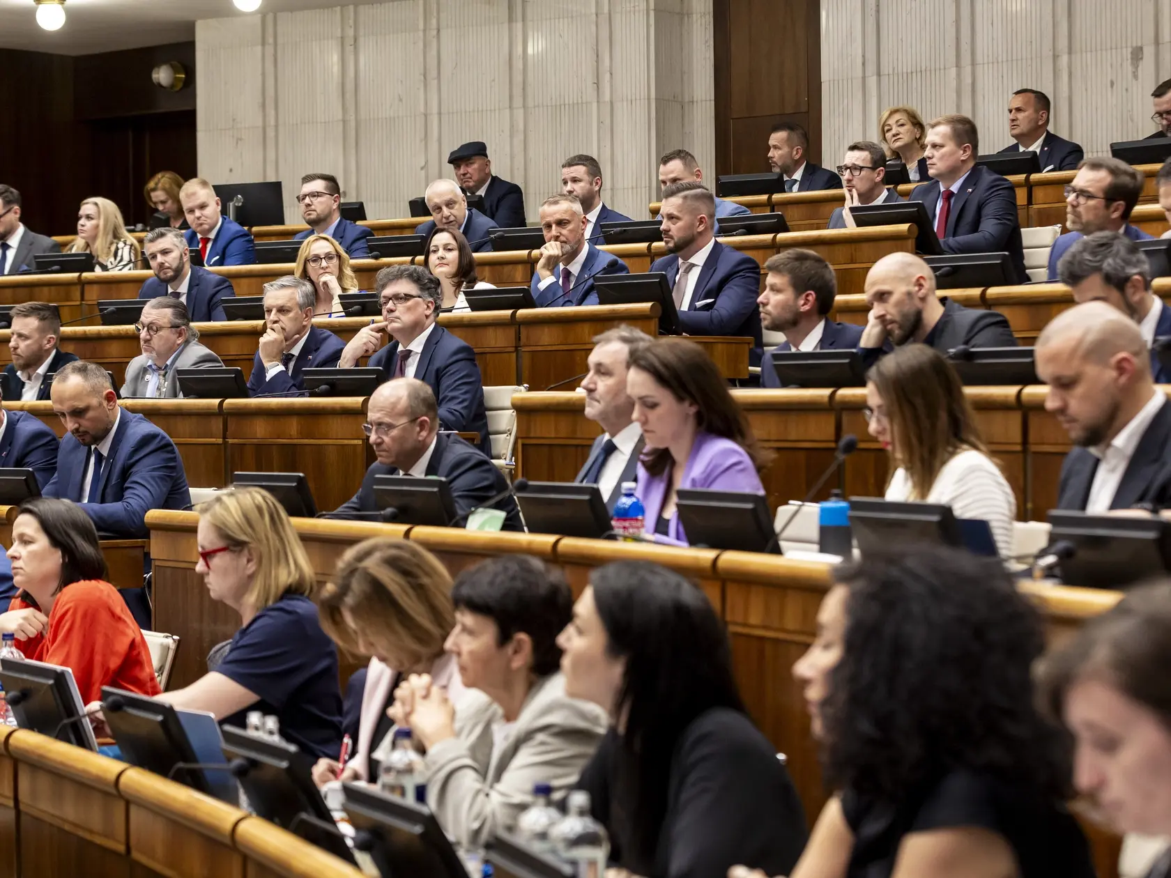 Tajná voľba Richarda Rašiho (Hlas) za predsedu NR SR. 
 