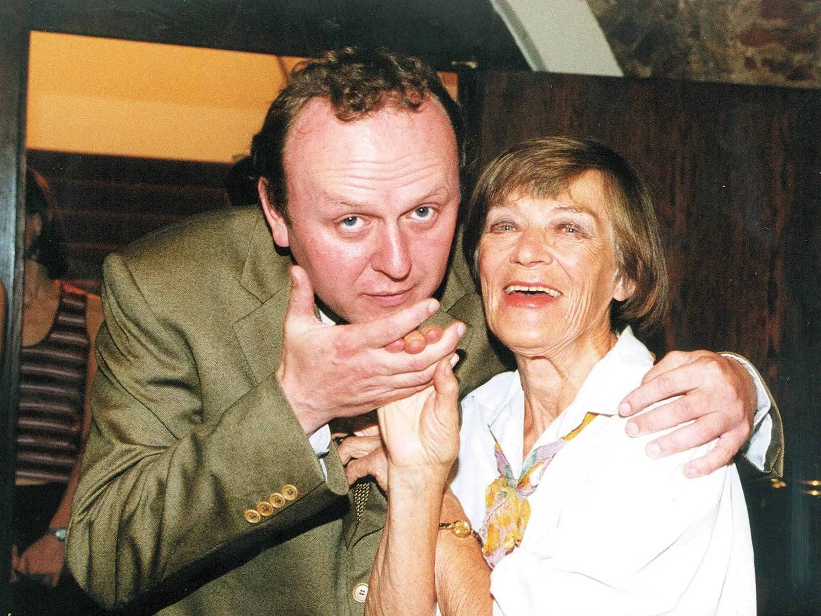 Herec Jaroslav Dušek a Ľuba Skořepová