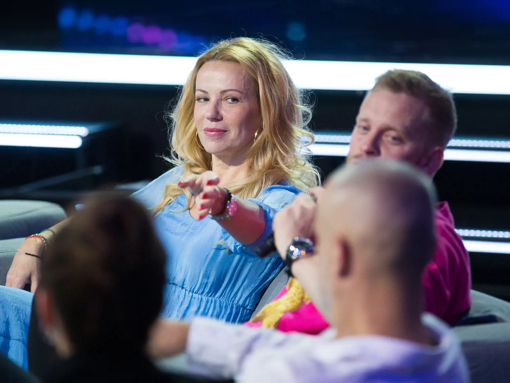Tlačová konferencia k projektu Československo má talent 2018 v štúdiách televízie JOJ na Bratislavskej Kolibe. Na snímke Diana Mórová.