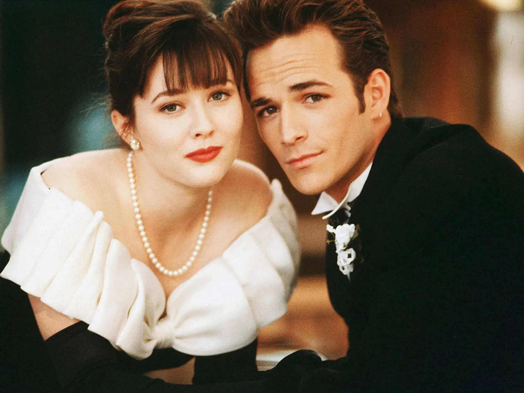 Shannen Doherty (50) a Luke Perry v seriáli Beverly Hills 90210