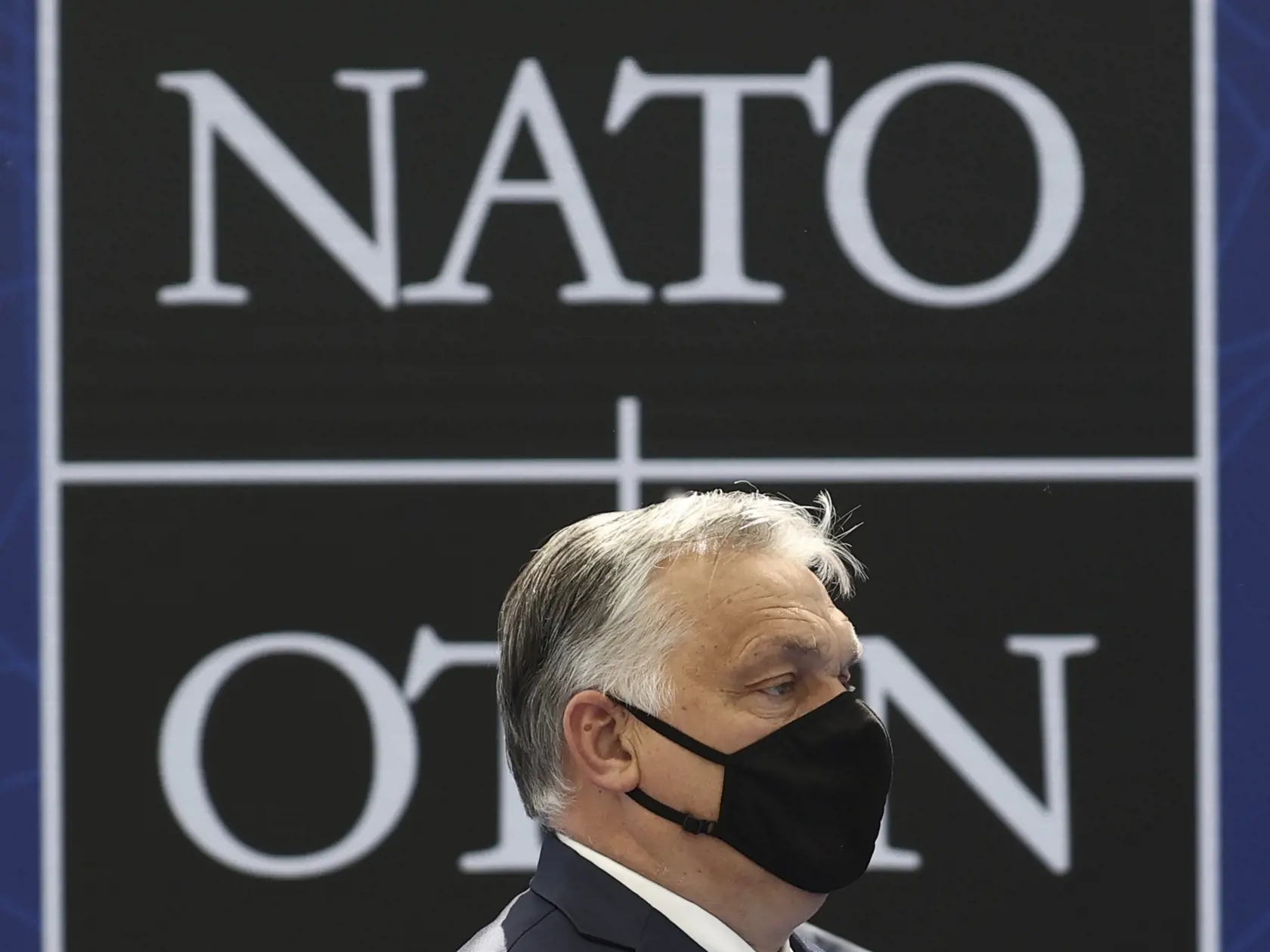 KK15 Brusel - Maďarský premiér Viktor Orbán počas príchodu na summit NATO v Bruseli v pondelok 14. júna 2021. FOTO TASR/AP