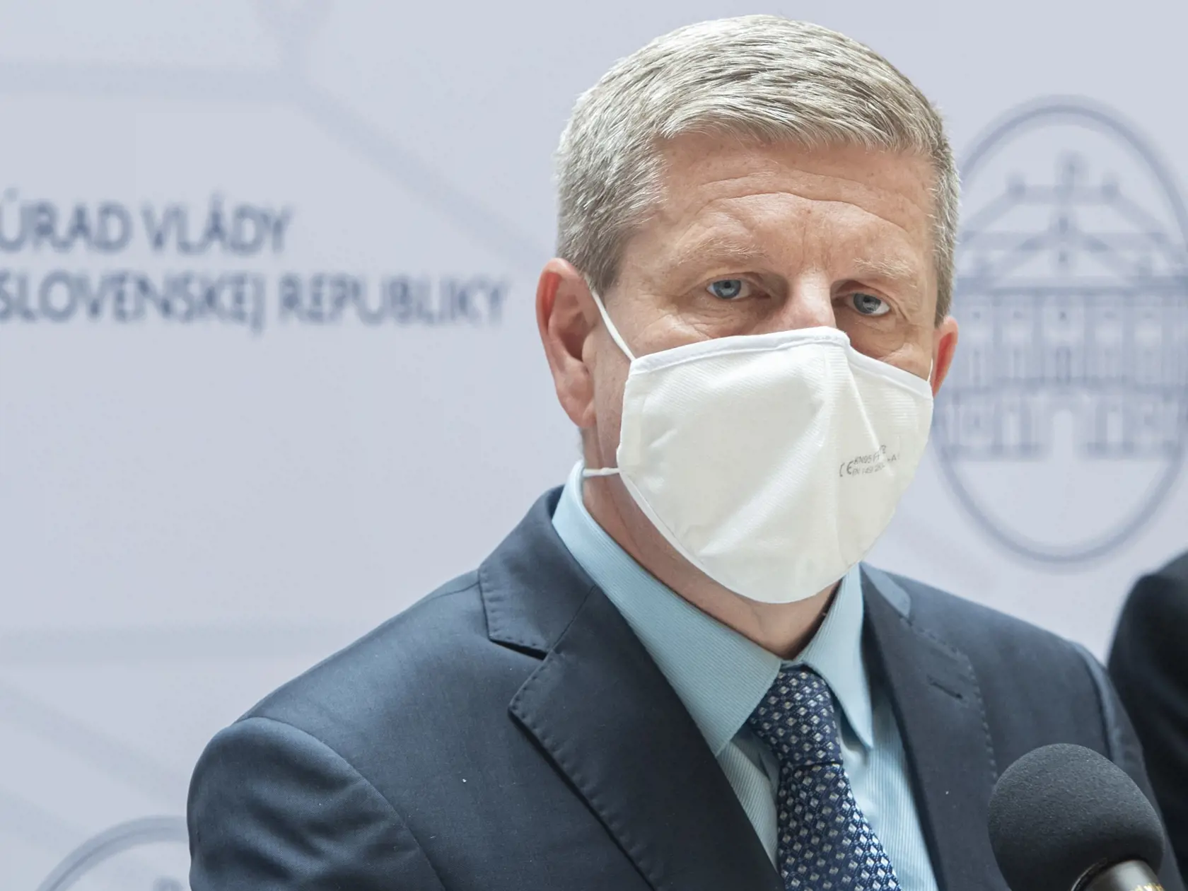 Na snímke minister zdravotníctva SR Vladimír Lengvarský (nominant OĽaNO) počas brífingu k aktuálnej epidemiologickej situácii po skončení 12. rokovania vlády SR 19. mája 2021 v Bratislave. FOTO TASR - Martin Baumann
