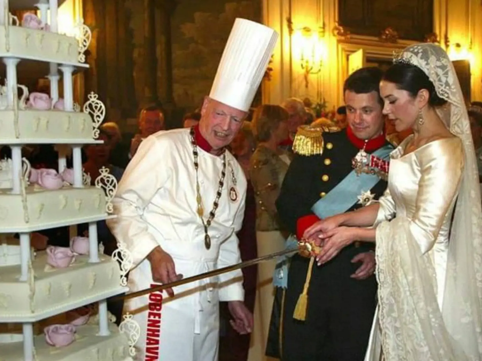 Svadba dánskeho princa Frederika a princeznej Mary.