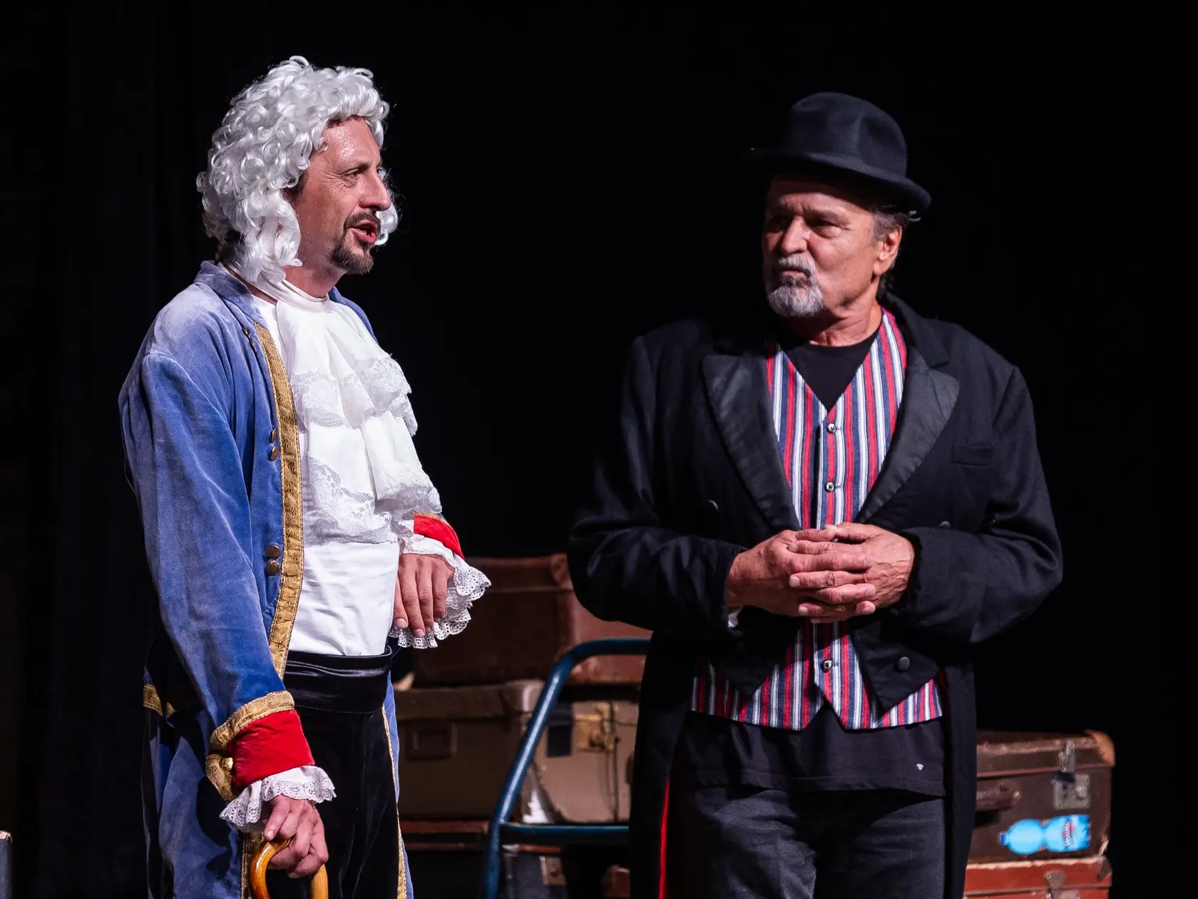 August 2024: Divadelno-hudobný festival Piešťanské zábaly. Na snímke Lukáš Latinák a Jozef Vajda.