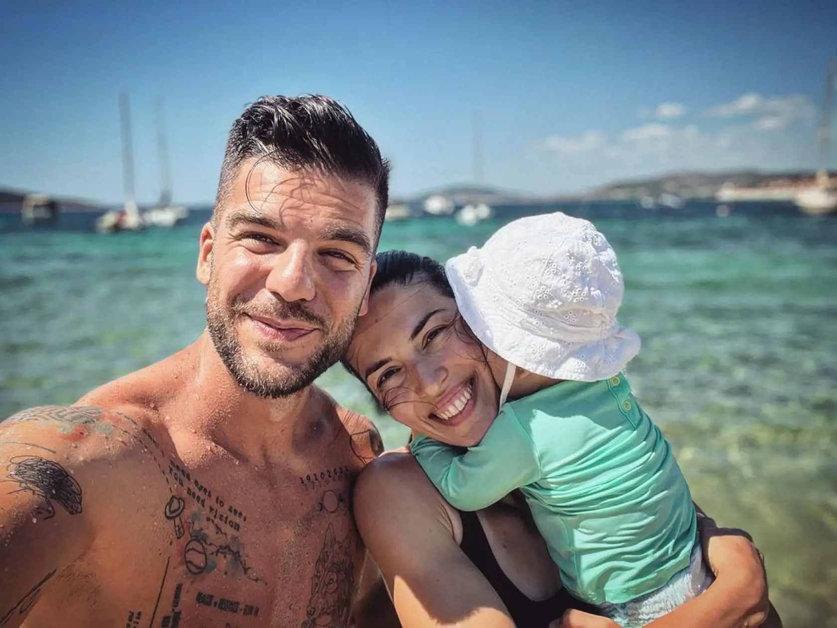 Tomáš Juríček s manželkou a dcérou