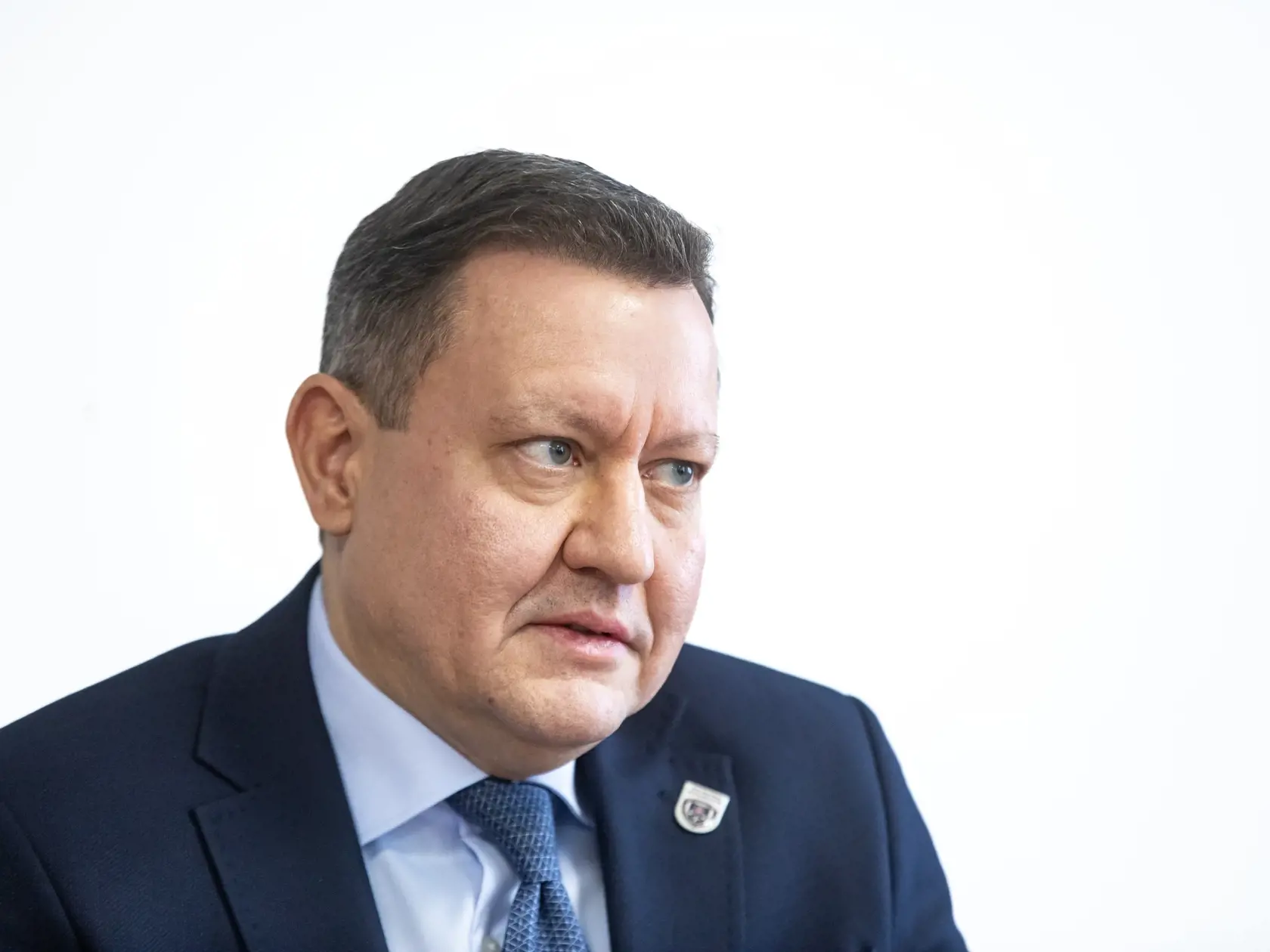 Na snímke je Daniel Lipšic, tlačová konferencia k ukončeniu vyšetrovania streľby na Zámockej ulici.
