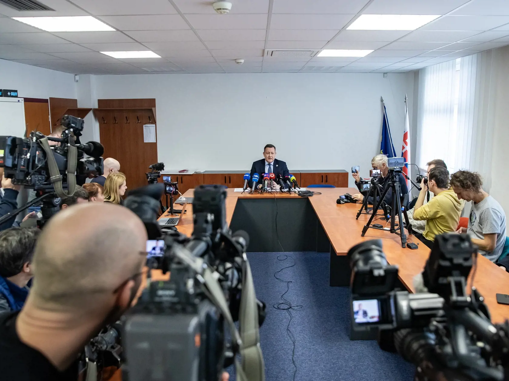 Tlačová konferencia špeciálneho prokurátora Daniela Lipšica k ukončeniu vyšetrovania streľby na Zámockej ulici.