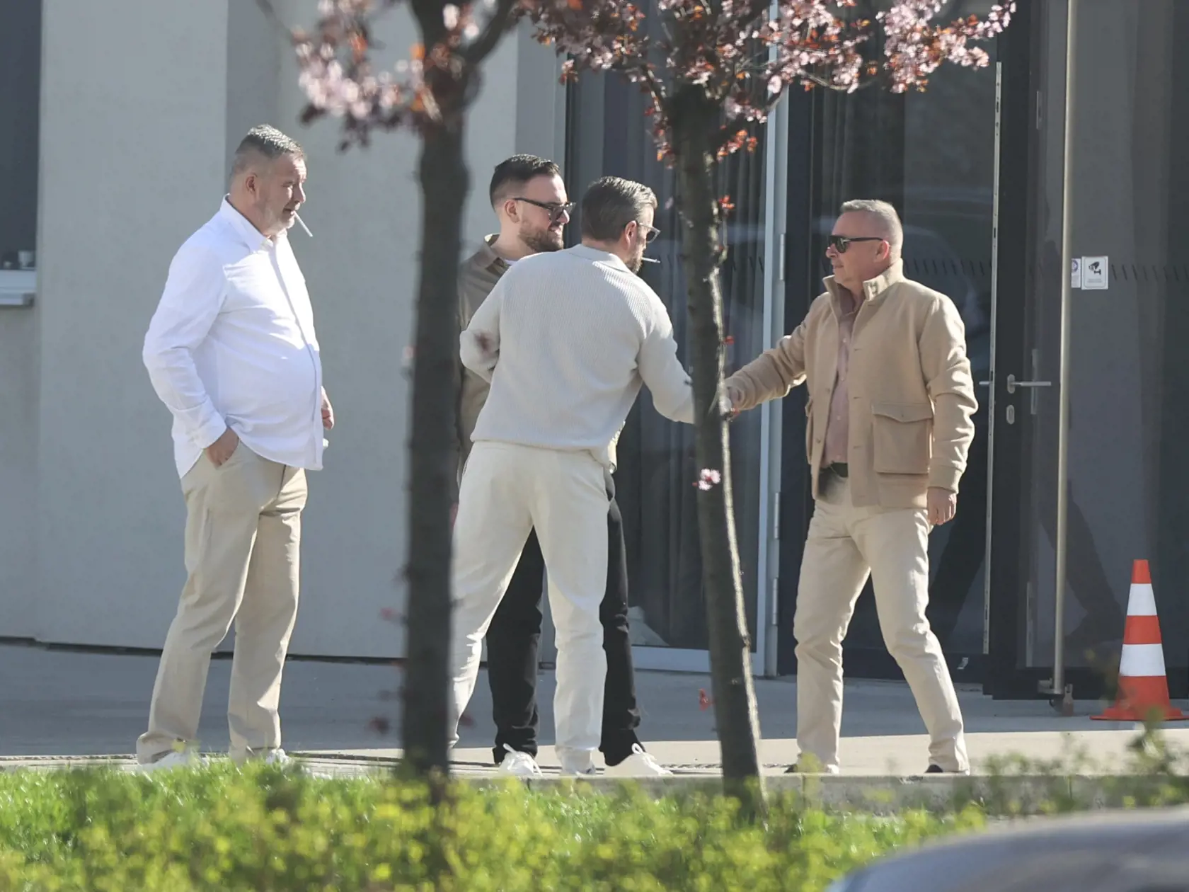 Cibulkovej otec sa zvítal s Navarom a Kusalíkom.