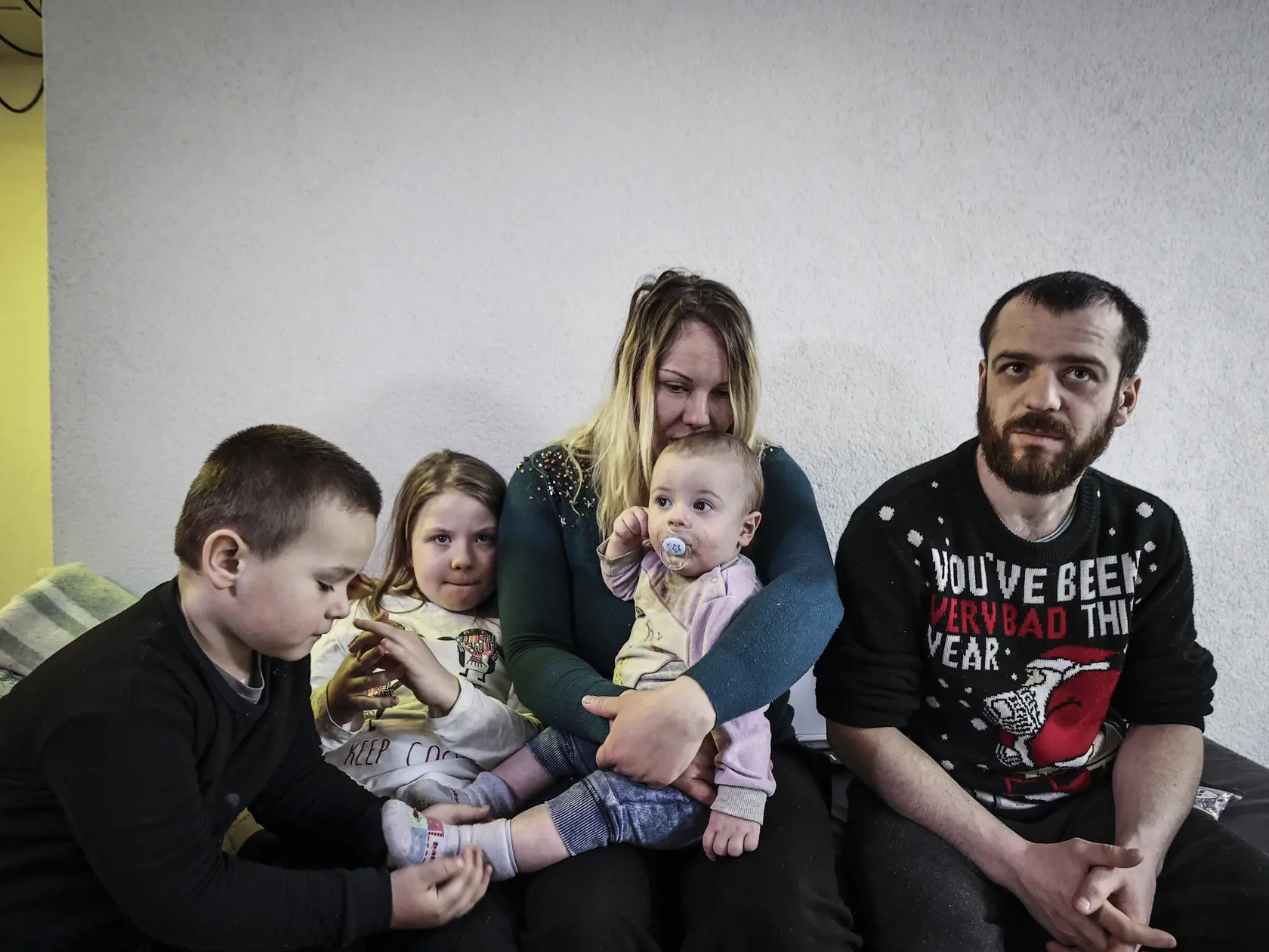 Rodiny s deťmi sa pred ruskou inváziou skrývajú v krytoch.