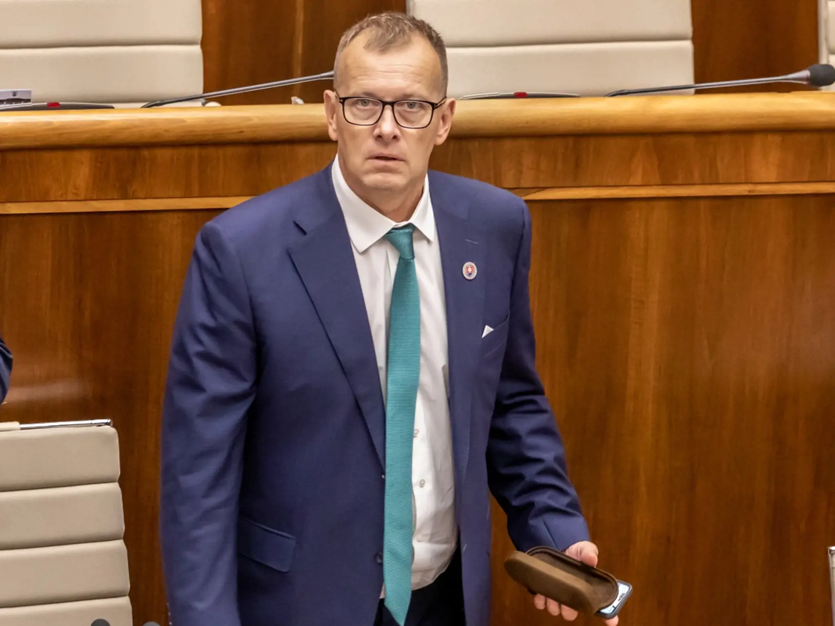 Na snímke predseda parlamentu Boris Kollár počas 78. schôdze NR SR.