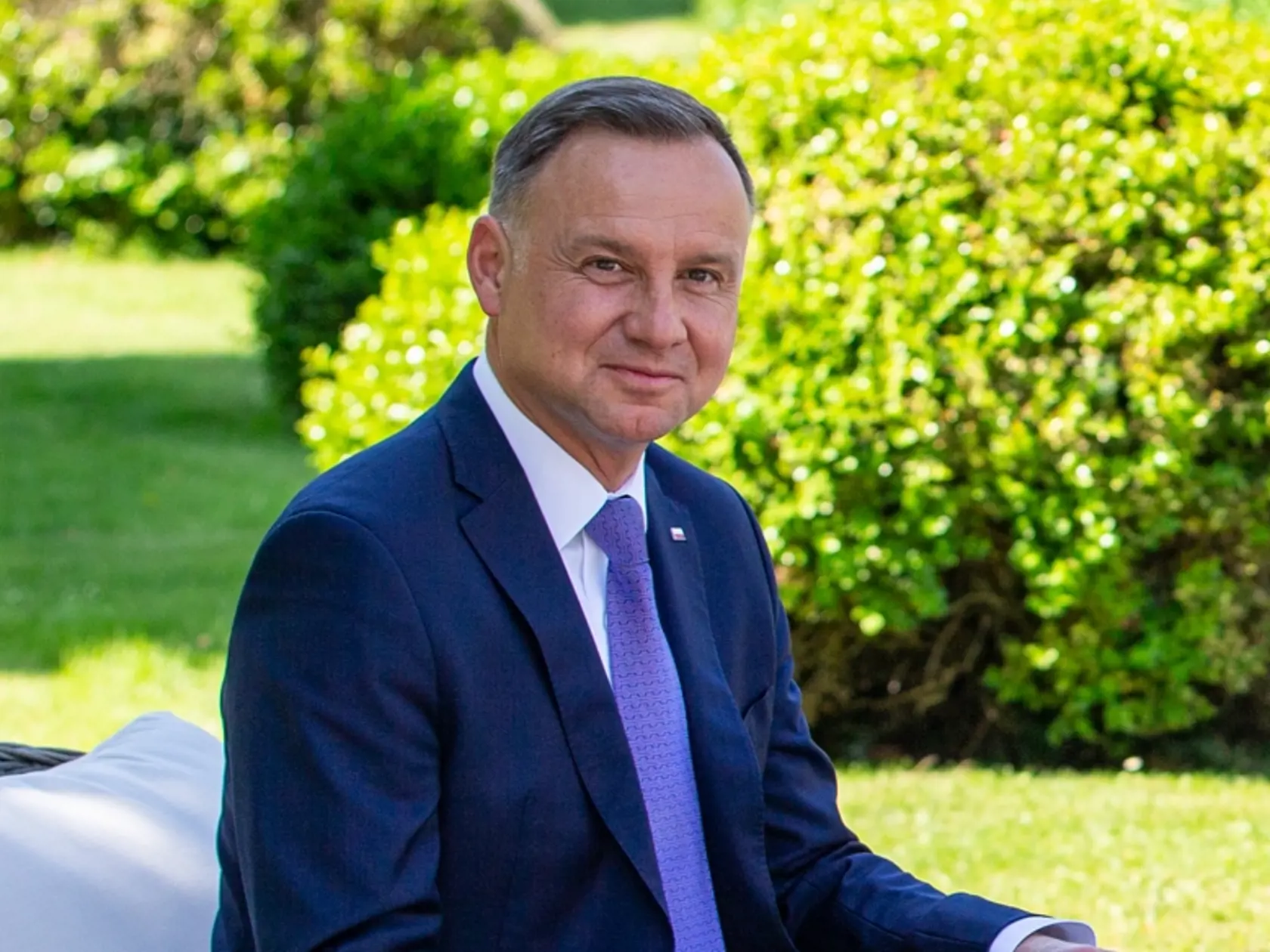 Na snímke je Zuzana Čaputová prezidentka Slovenskej republiky a Adrzej Duda prezident Poľskej republiky na oficiálnej návšteve Slovenska. 