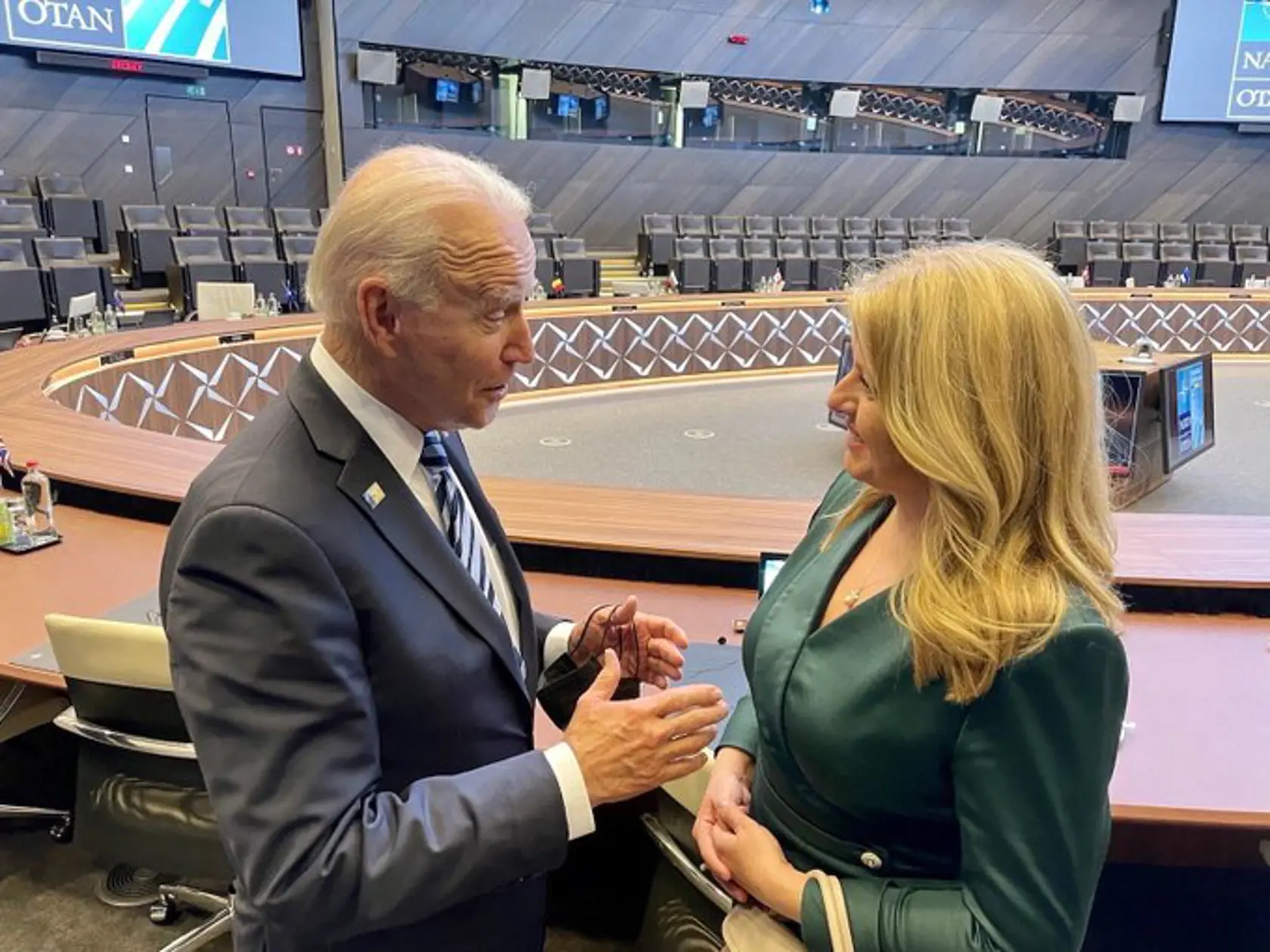 Prezident Joe Biden a Zuzana Čaputová