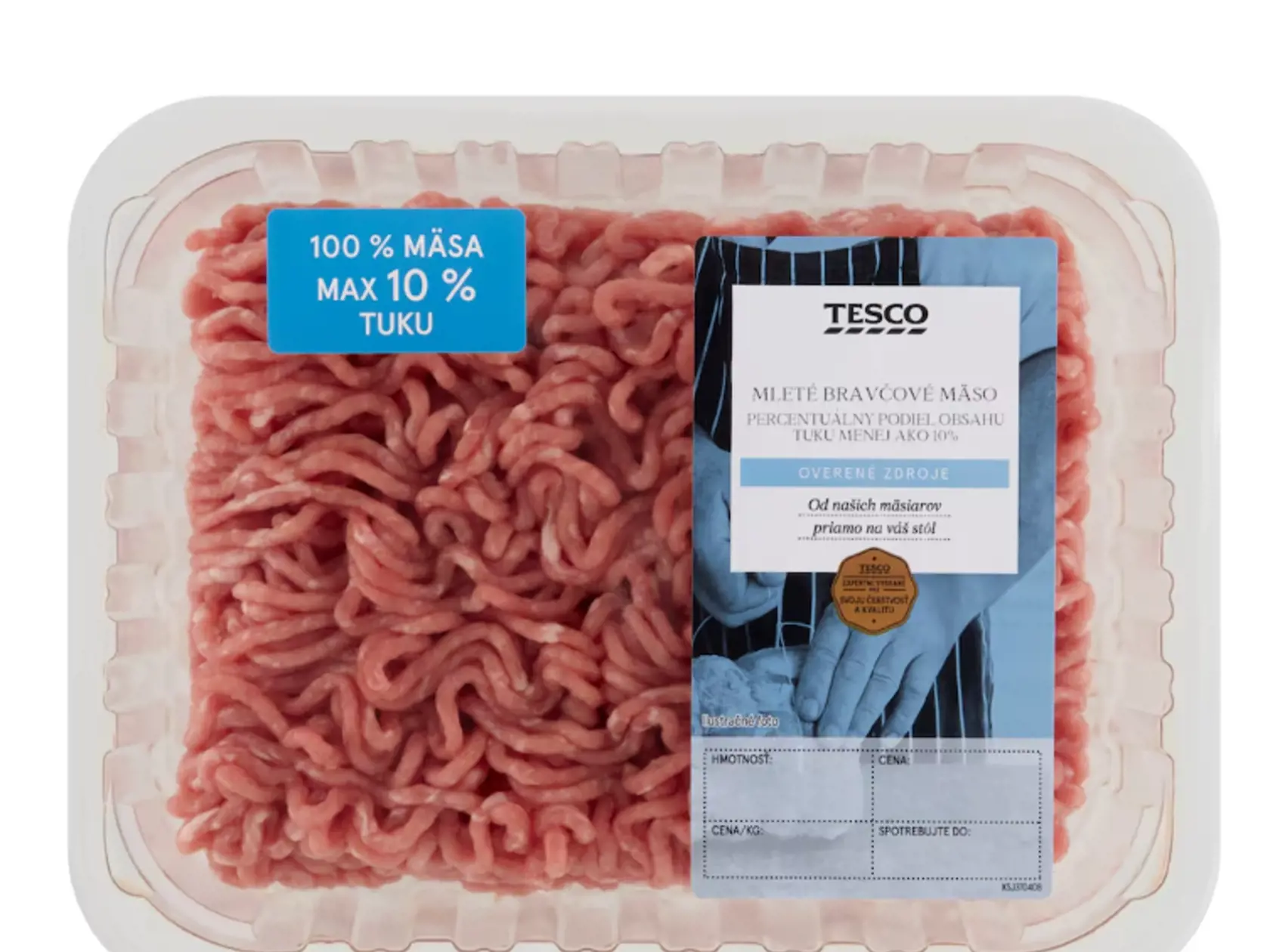 Stiahnutie produktu z predaja - Tesco Mleté mäso Z BRAV. PLECA 500g