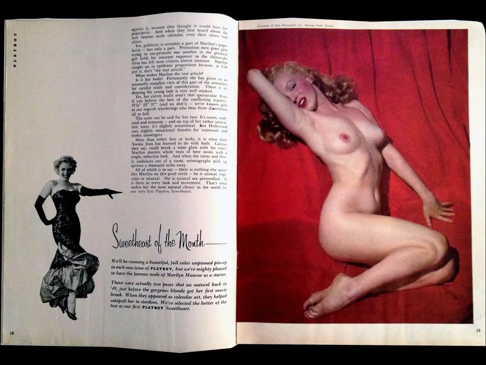 Playboy vyzliekol aj herečku Marilyn Monroe.