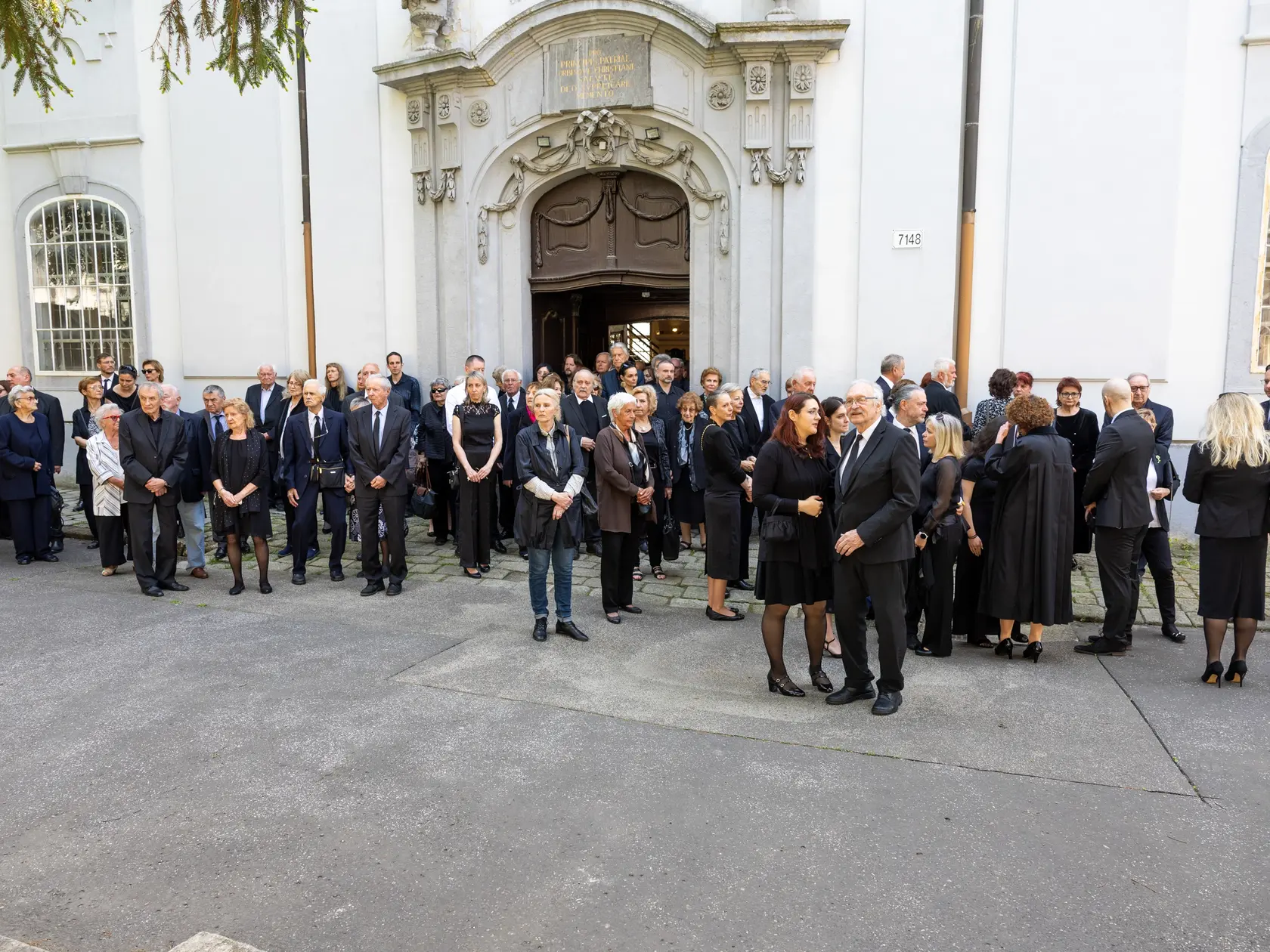 Rozlúčka s Danielou Kovárovou, manželkou herca Františka Kovára.